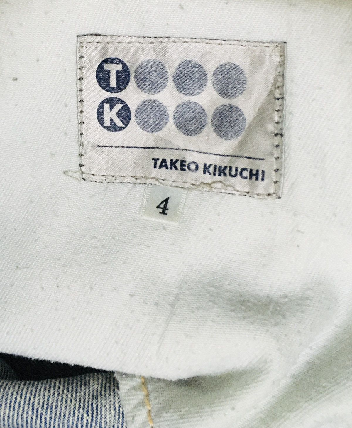 Takeo Kikuchi Rare Design Vintage Takeo Kikuchi Distressed Jeans 1990s Size US 36 / EU 52 - 8 Thumbnail