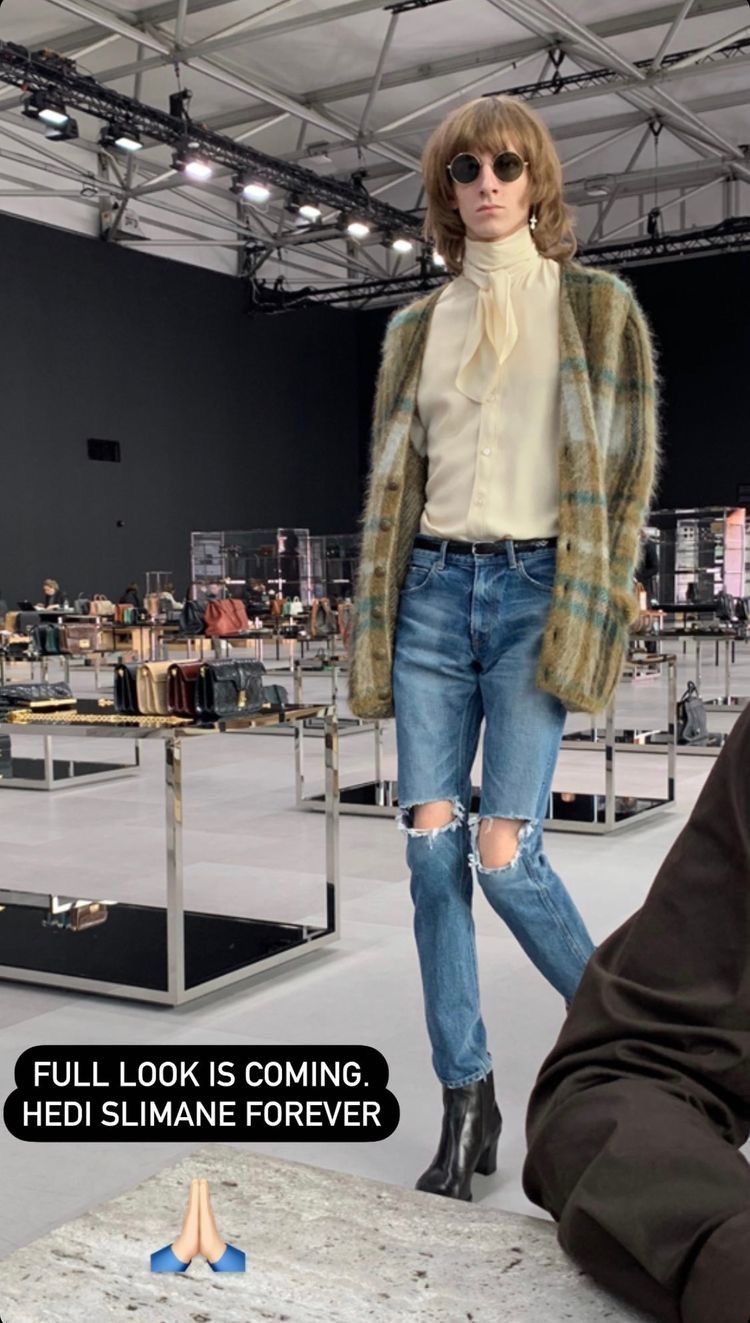 Celine × Hedi Slimane Celine mohair cardigan Size US S / EU 44-46 / 1 - 2 Thumbnail