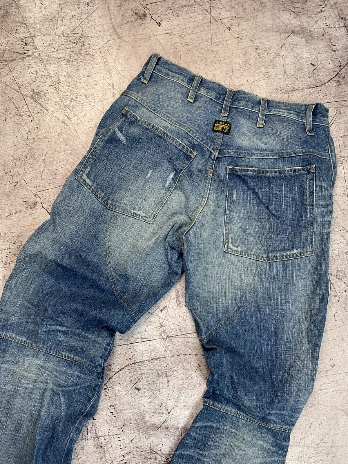G-Star × Vintage G Star Raw vintage double knee jeans denim pants Size US 30 / EU 46 - 6 Thumbnail