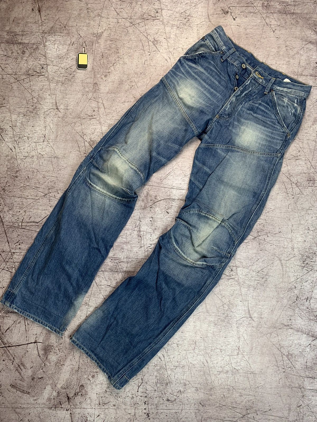 G Star Raw vintage double knee jeans denim pants
