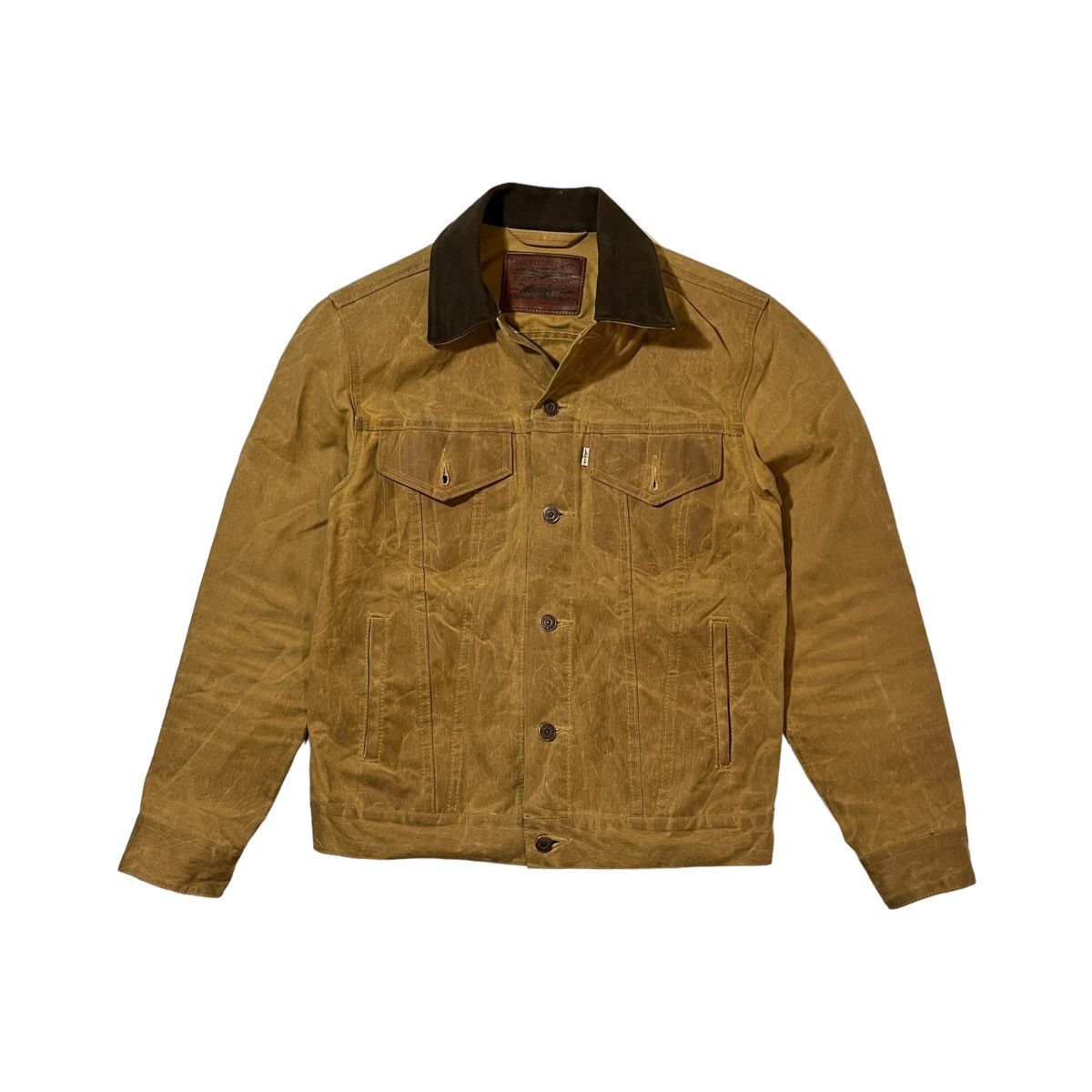 Vintage Levi’s x Filson Oil Cloth Trucker Jacket | Grailed