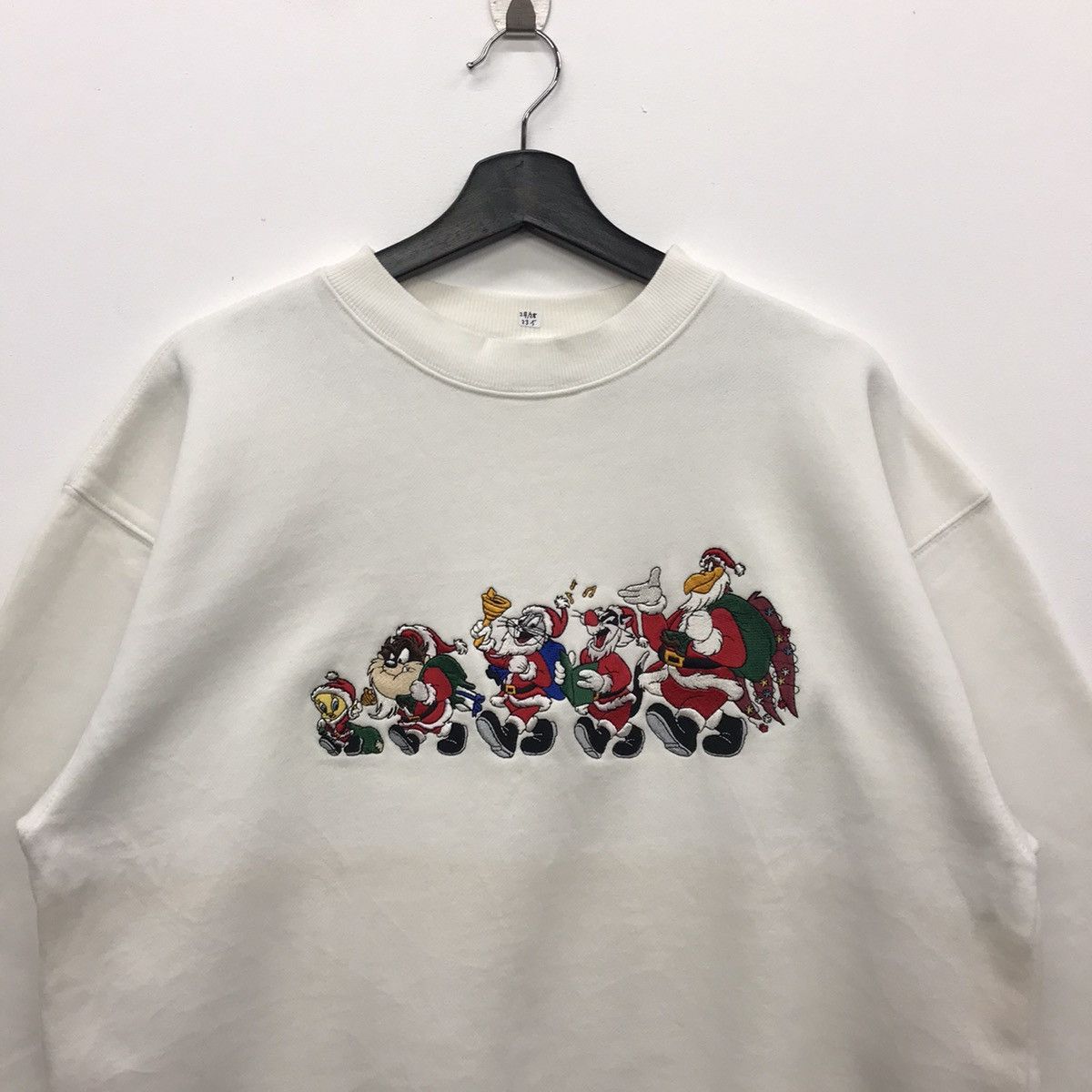 Vintage × Warner Bros Rare!! Vintage Warner Bros Looney Tunes Embroidery Size US L / EU 52-54 / 3 - 2 Thumbnail