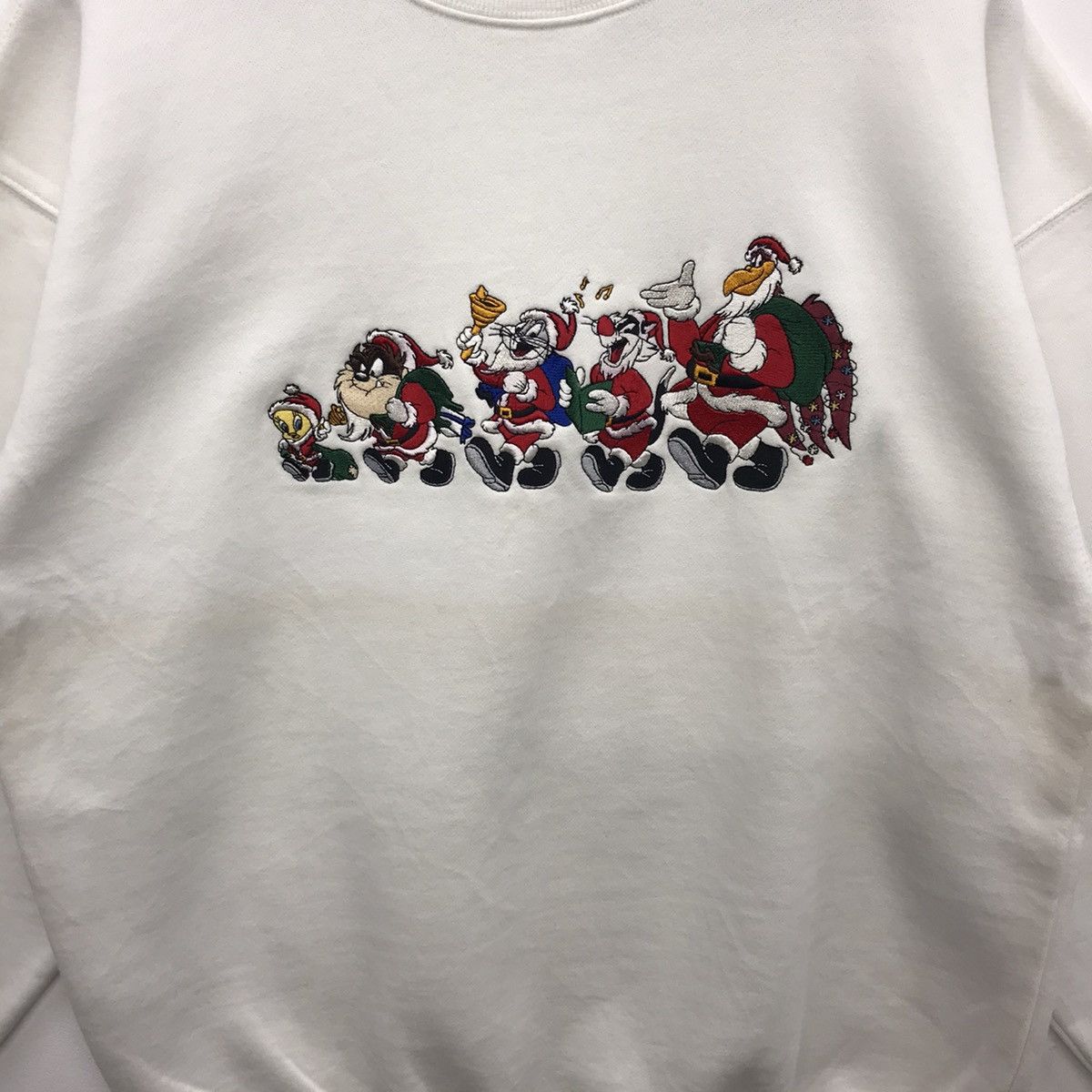 Vintage × Warner Bros Rare!! Vintage Warner Bros Looney Tunes Embroidery Size US L / EU 52-54 / 3 - 9 Thumbnail