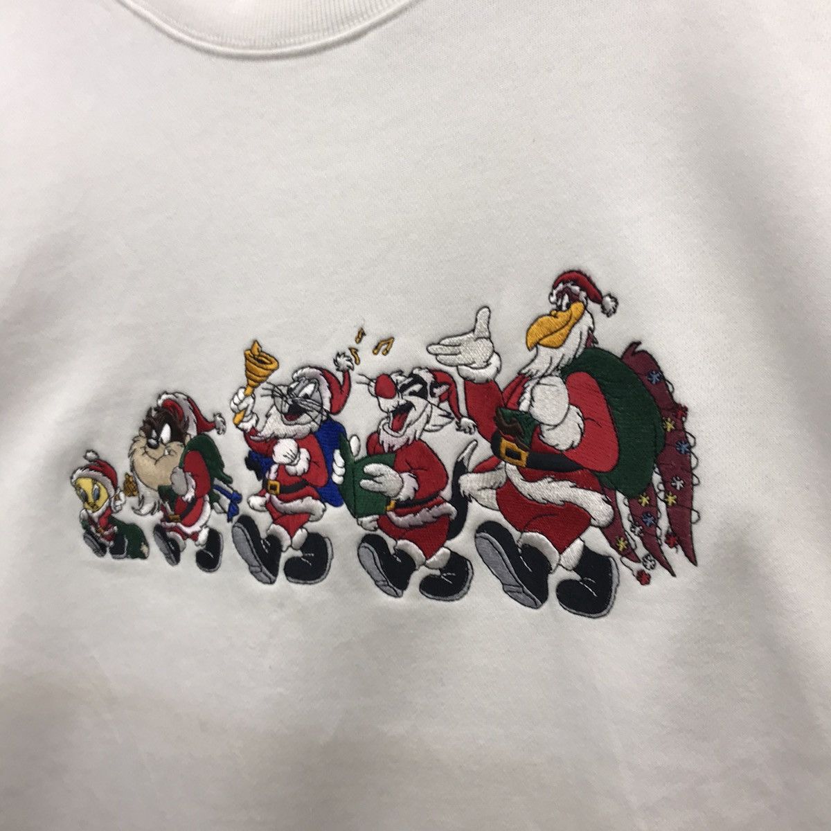 Vintage × Warner Bros Rare!! Vintage Warner Bros Looney Tunes Embroidery Size US L / EU 52-54 / 3 - 8 Thumbnail