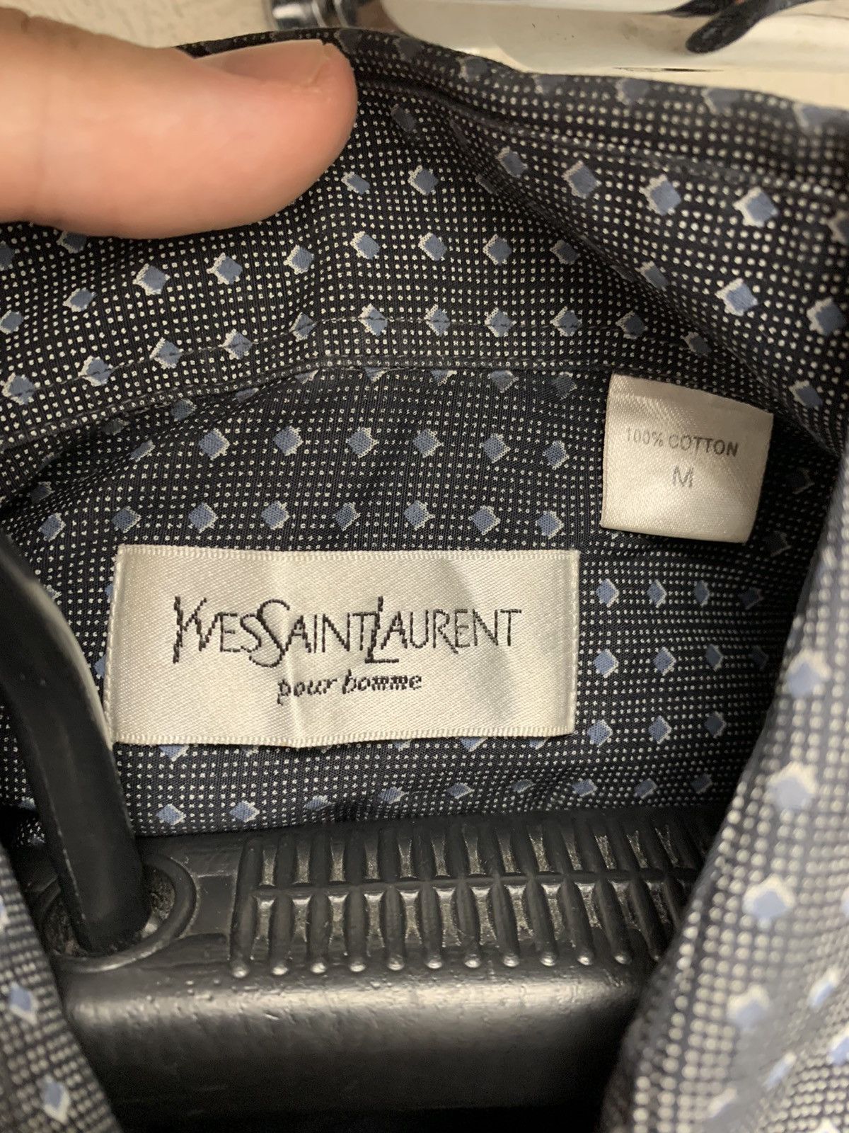 Yves Saint Laurent Yves Saint Laurent YSL pour home fullprint shirt M sz Size US M / EU 48-50 / 2 - 5 Thumbnail