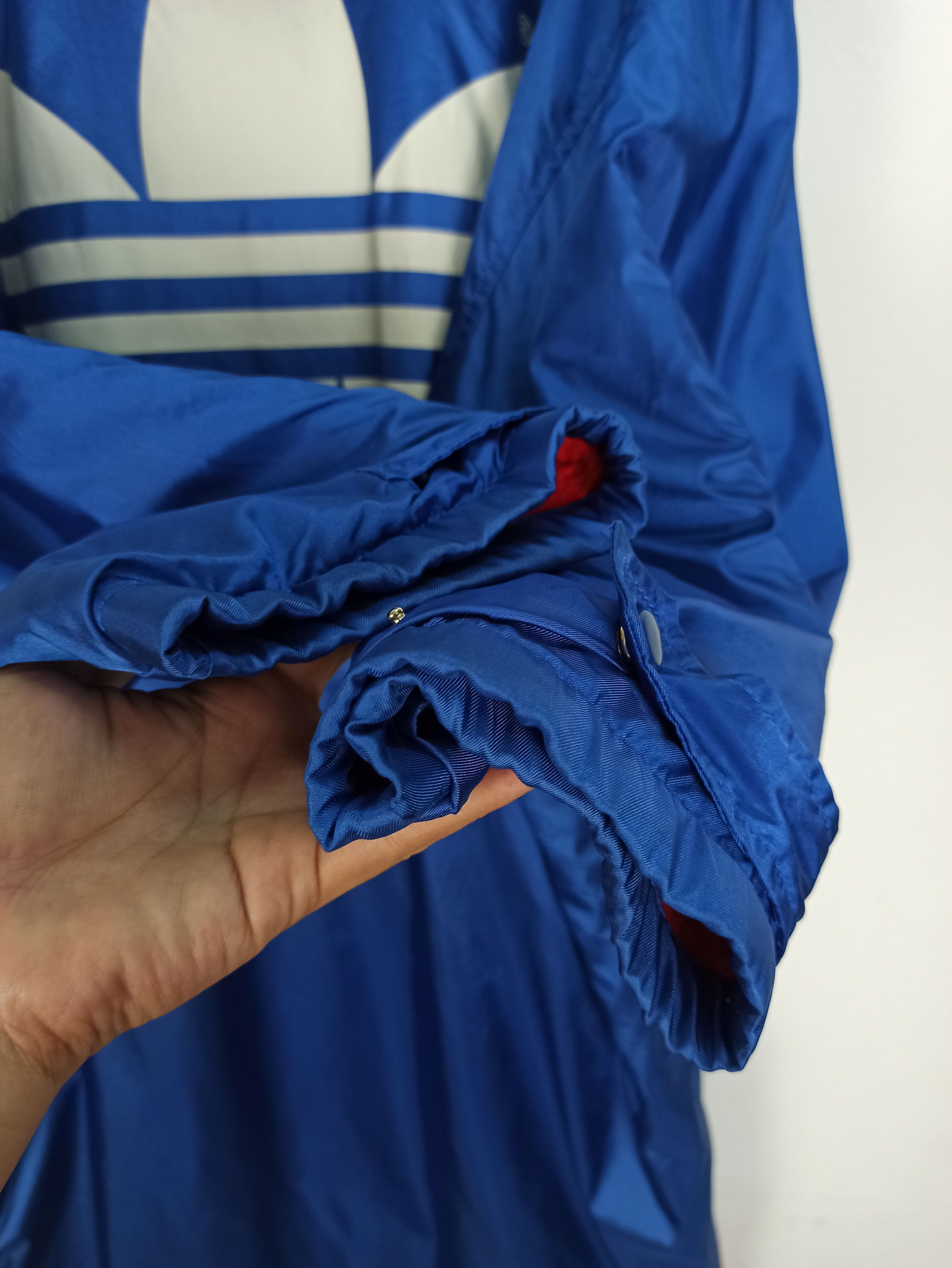 Adidas Vintage 90s Adidas Big Logo Long Jacket Hoodie Descente Size US L / EU 52-54 / 3 - 8 Thumbnail