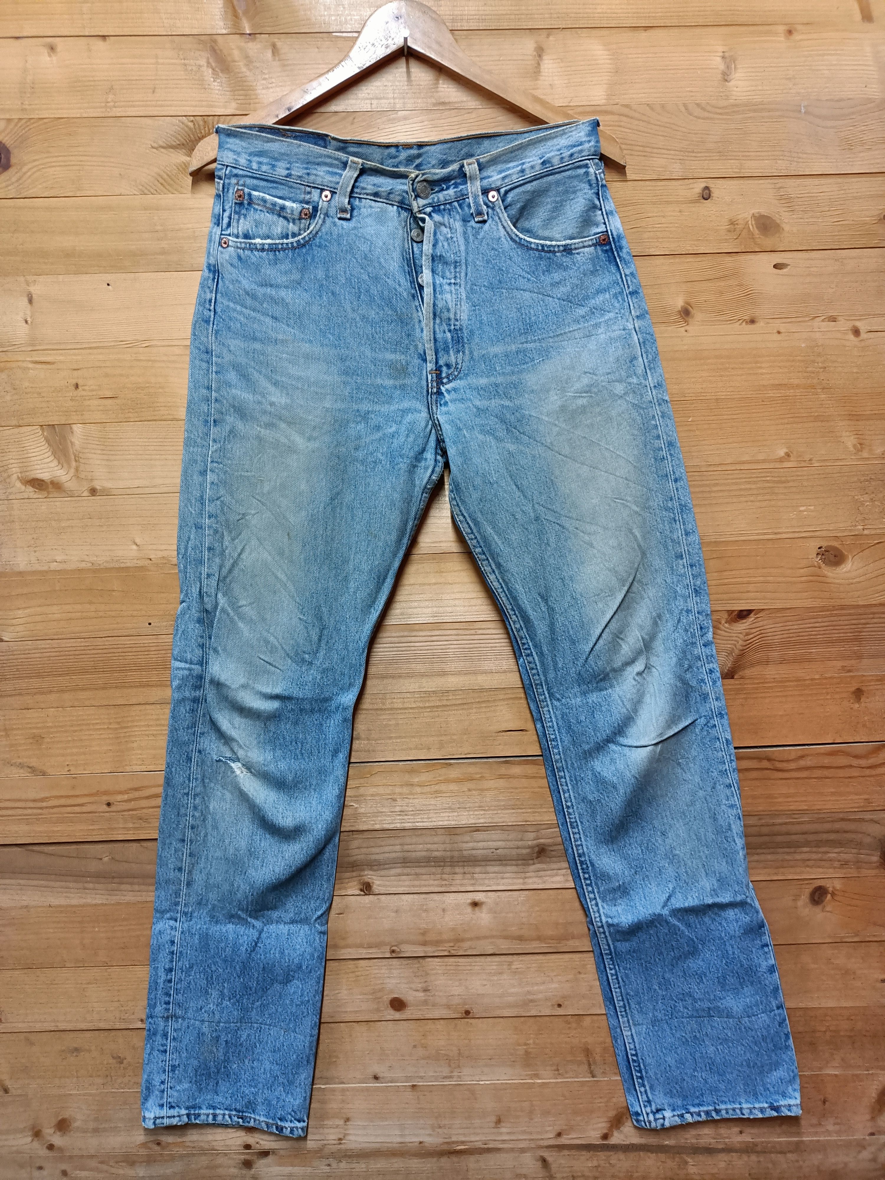 Levi's Vintage levis 501 button 501distressed jeans Size US 30 / EU 46 - 1 Thumbnail
