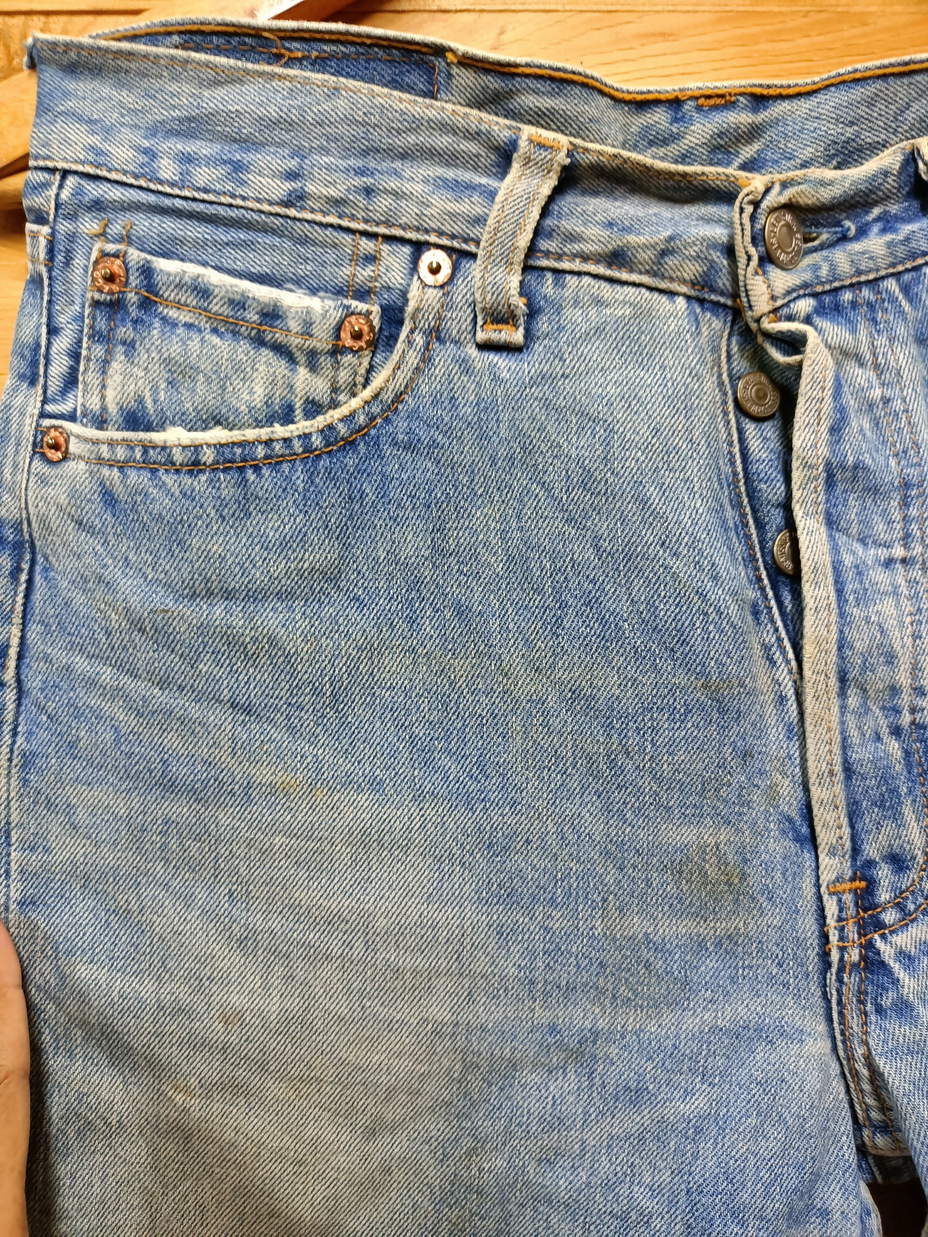 Levi's Vintage levis 501 button 501distressed jeans Size US 30 / EU 46 - 6 Thumbnail