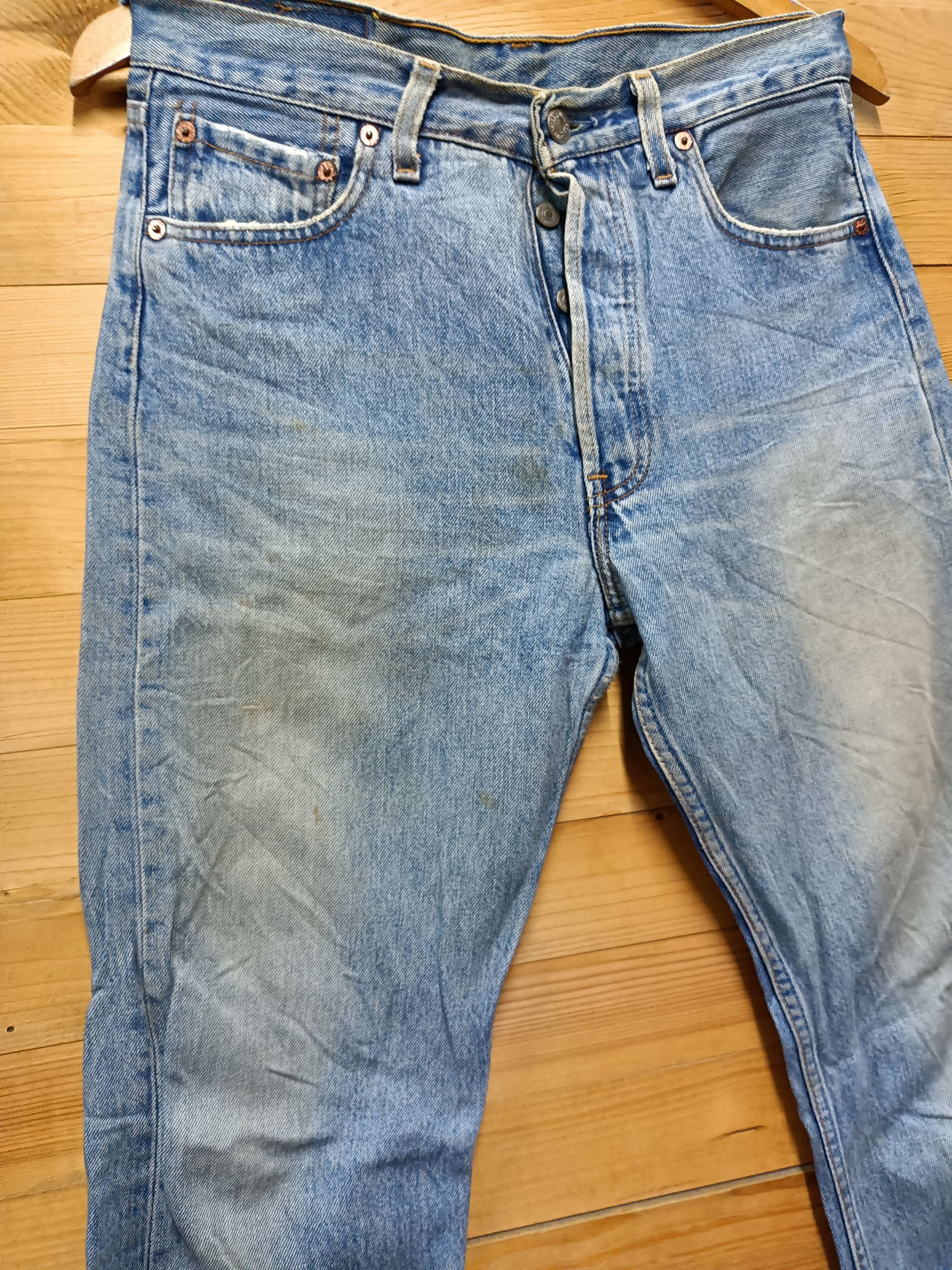 Levi's Vintage levis 501 button 501distressed jeans Size US 30 / EU 46 - 4 Thumbnail