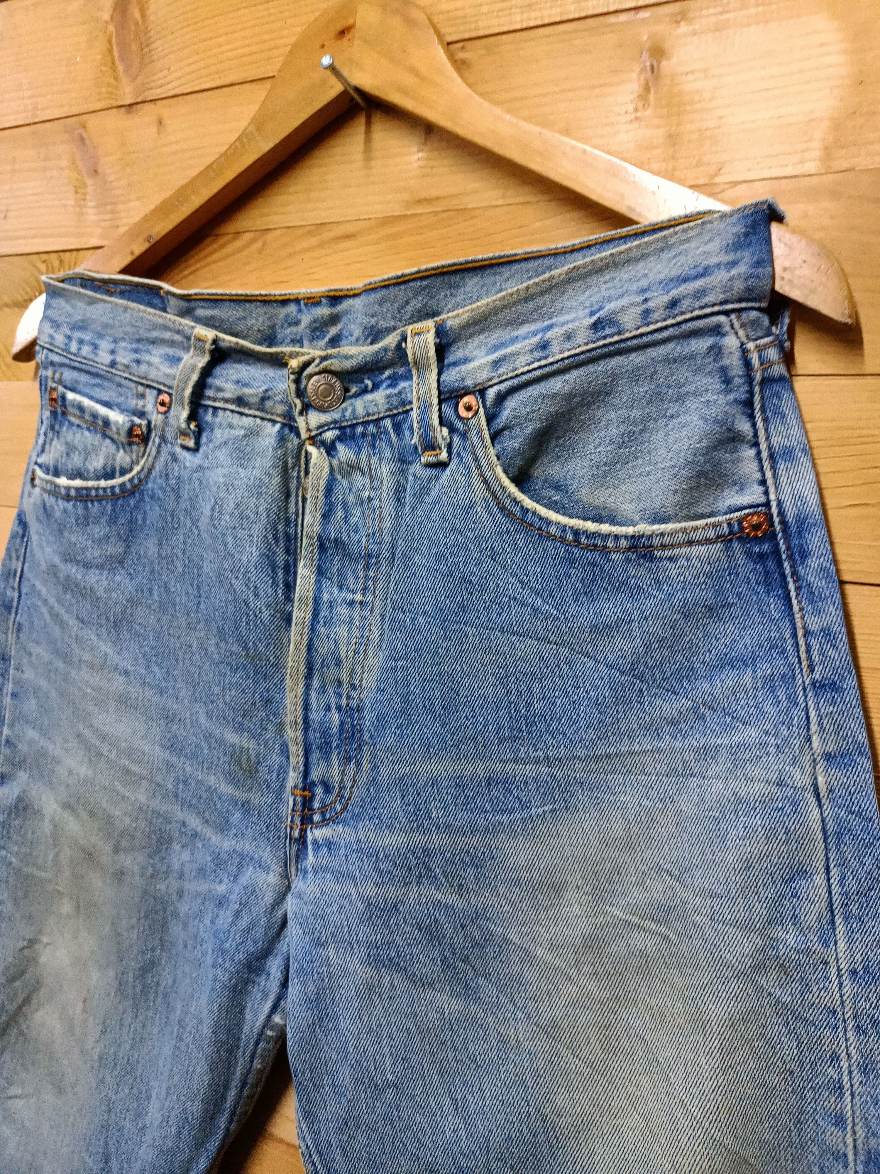 Levi's Vintage levis 501 button 501distressed jeans Size US 30 / EU 46 - 5 Thumbnail