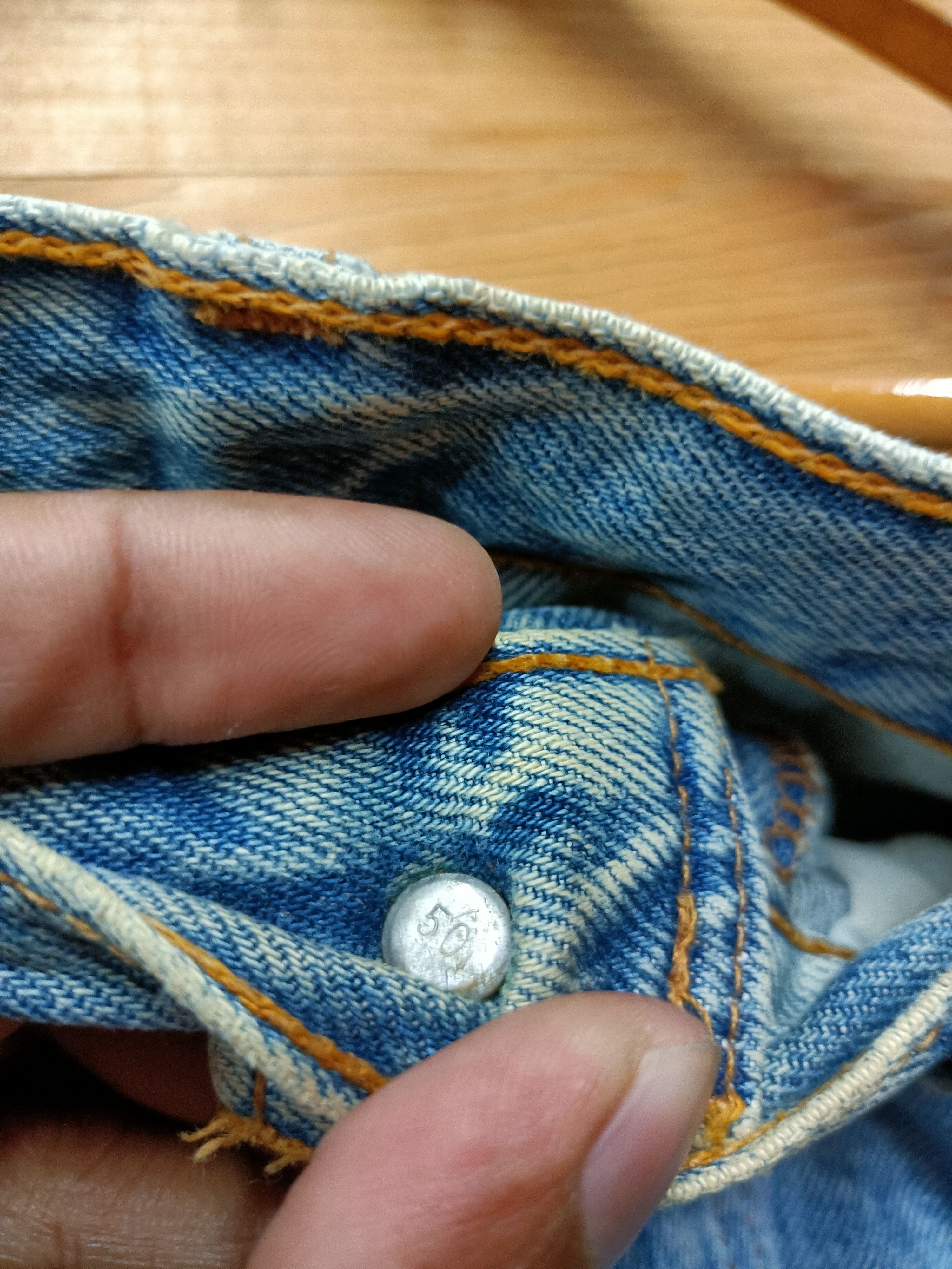 Levi's Vintage levis 501 button 501distressed jeans Size US 30 / EU 46 - 9 Thumbnail