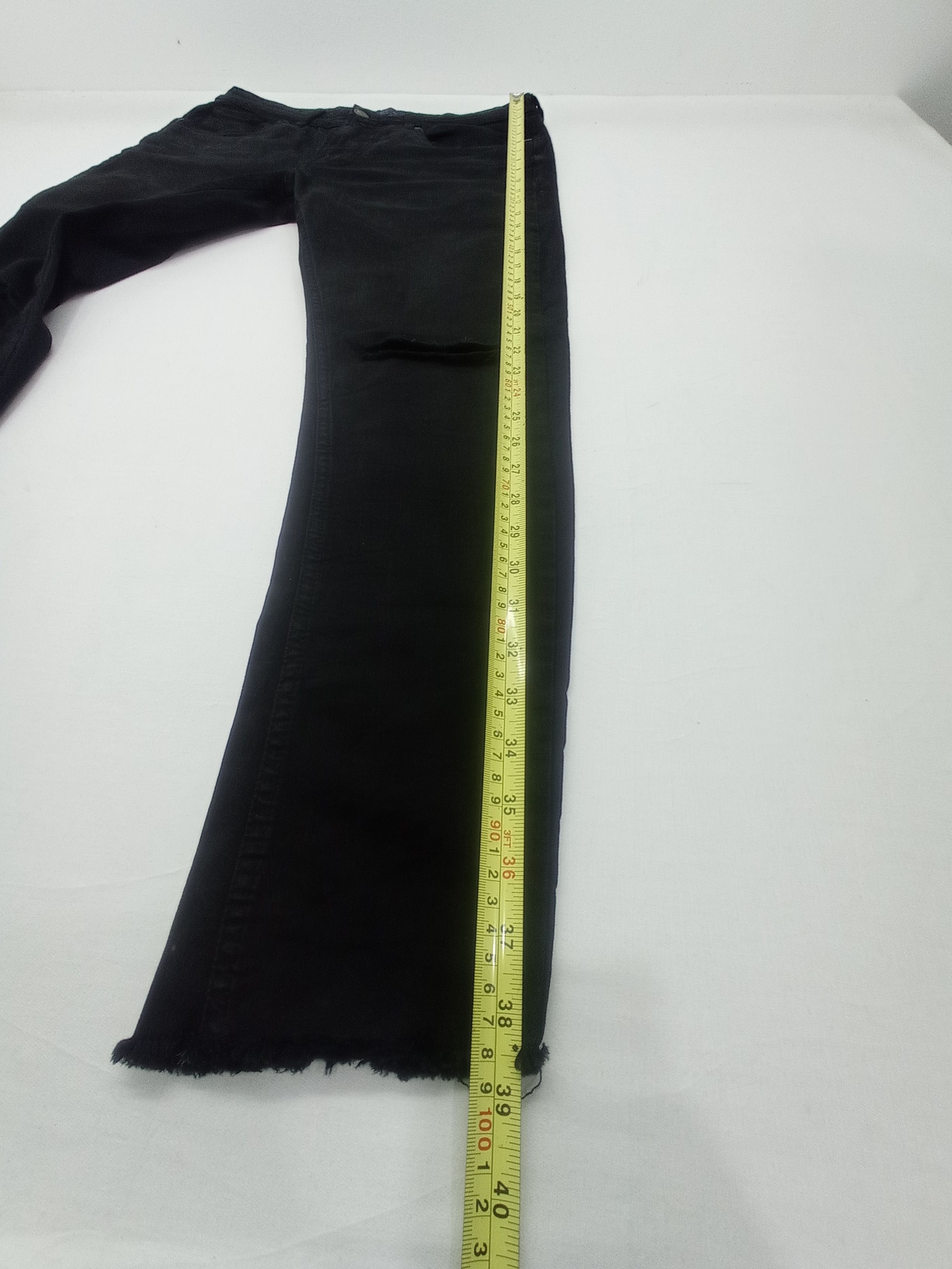 Other ZMDC Super Black Distressed Denim Pants Size US 32 / EU 48 - 18 Thumbnail
