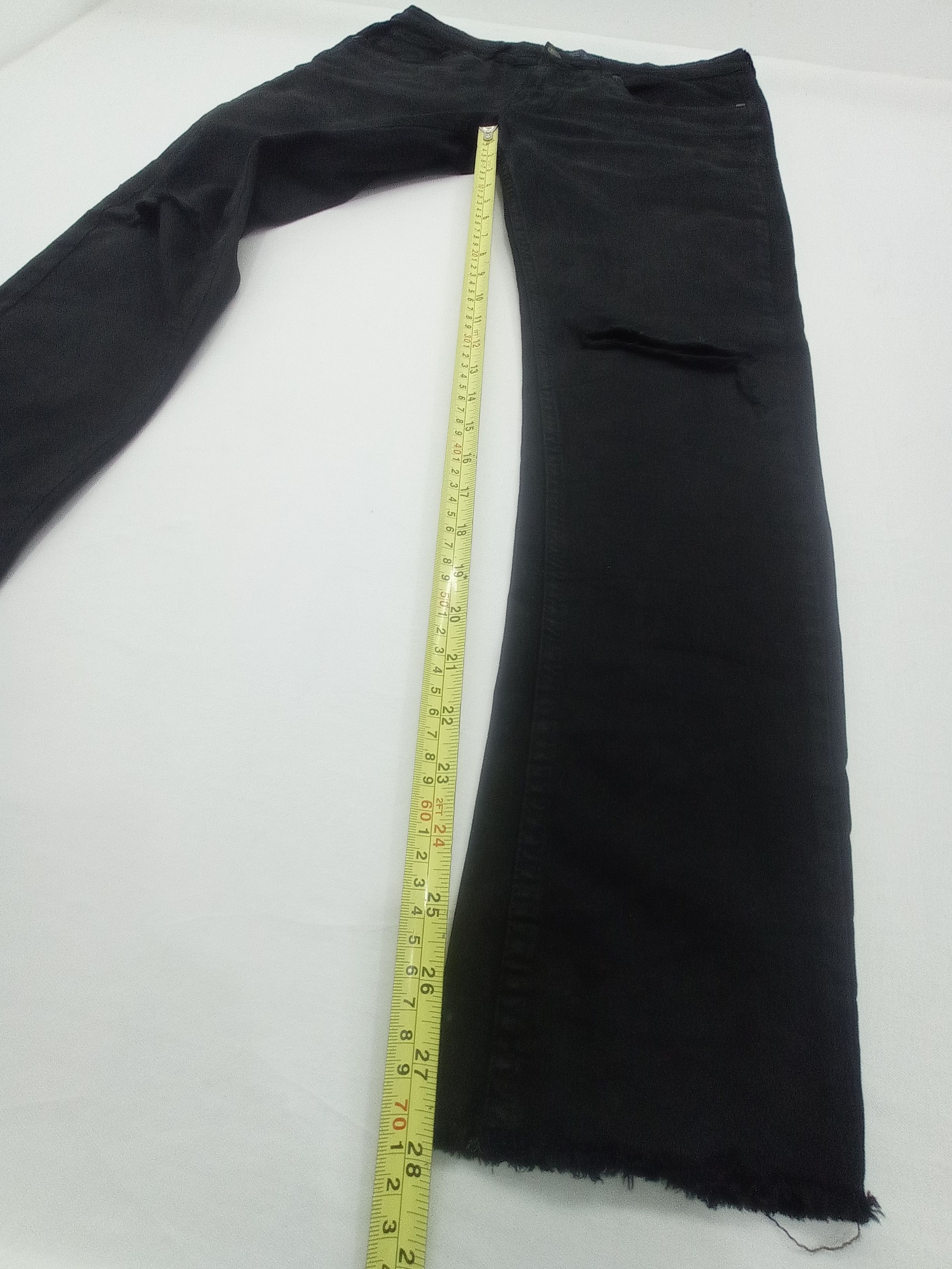 Other ZMDC Super Black Distressed Denim Pants Size US 32 / EU 48 - 19 Thumbnail