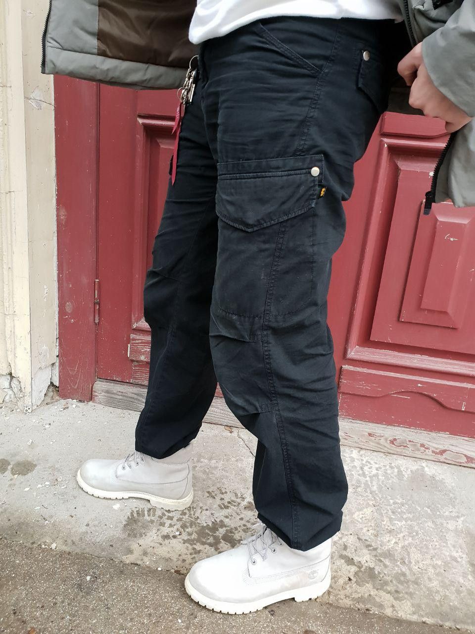 Alpha Industries × Japanese Brand ALPHA INDUSTRIES Aviator Cargo Pants like CARHARTT Size US 33 - 3 Thumbnail