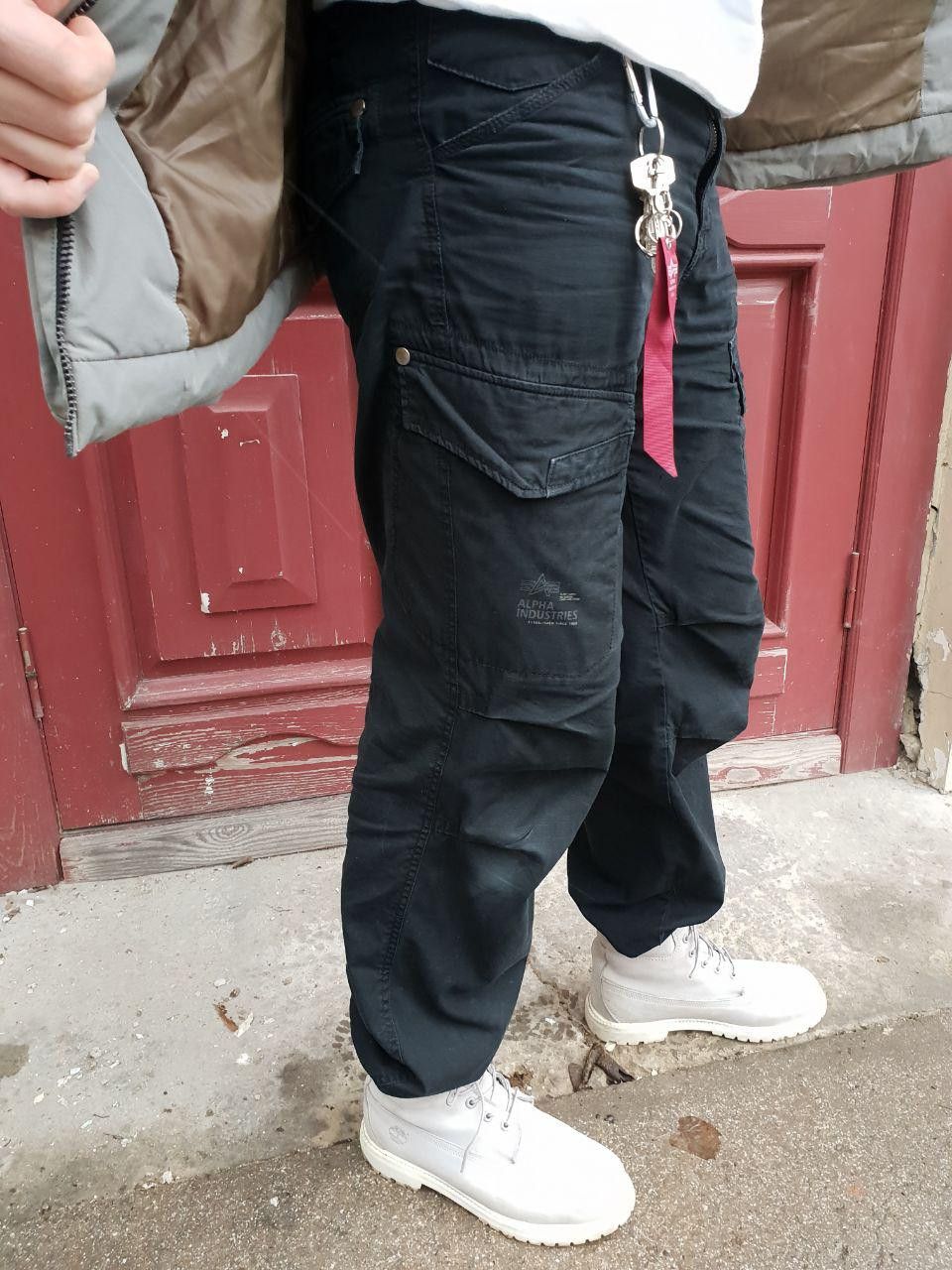 Alpha Industries × Japanese Brand ALPHA INDUSTRIES Aviator Cargo Pants like CARHARTT Size US 33 - 7 Thumbnail