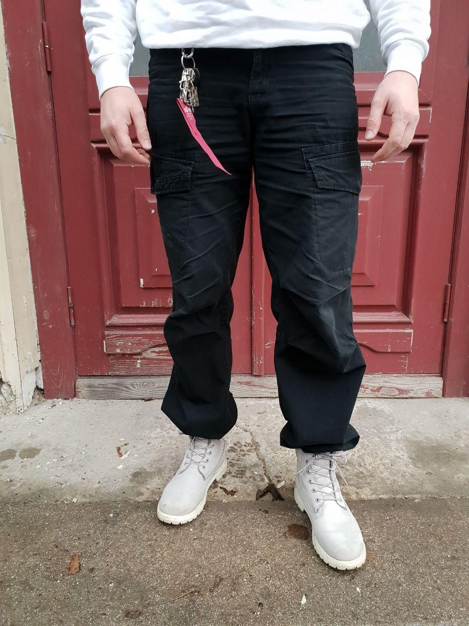 Alpha Industries × Japanese Brand ALPHA INDUSTRIES Aviator Cargo Pants like CARHARTT Size US 33 - 2 Thumbnail