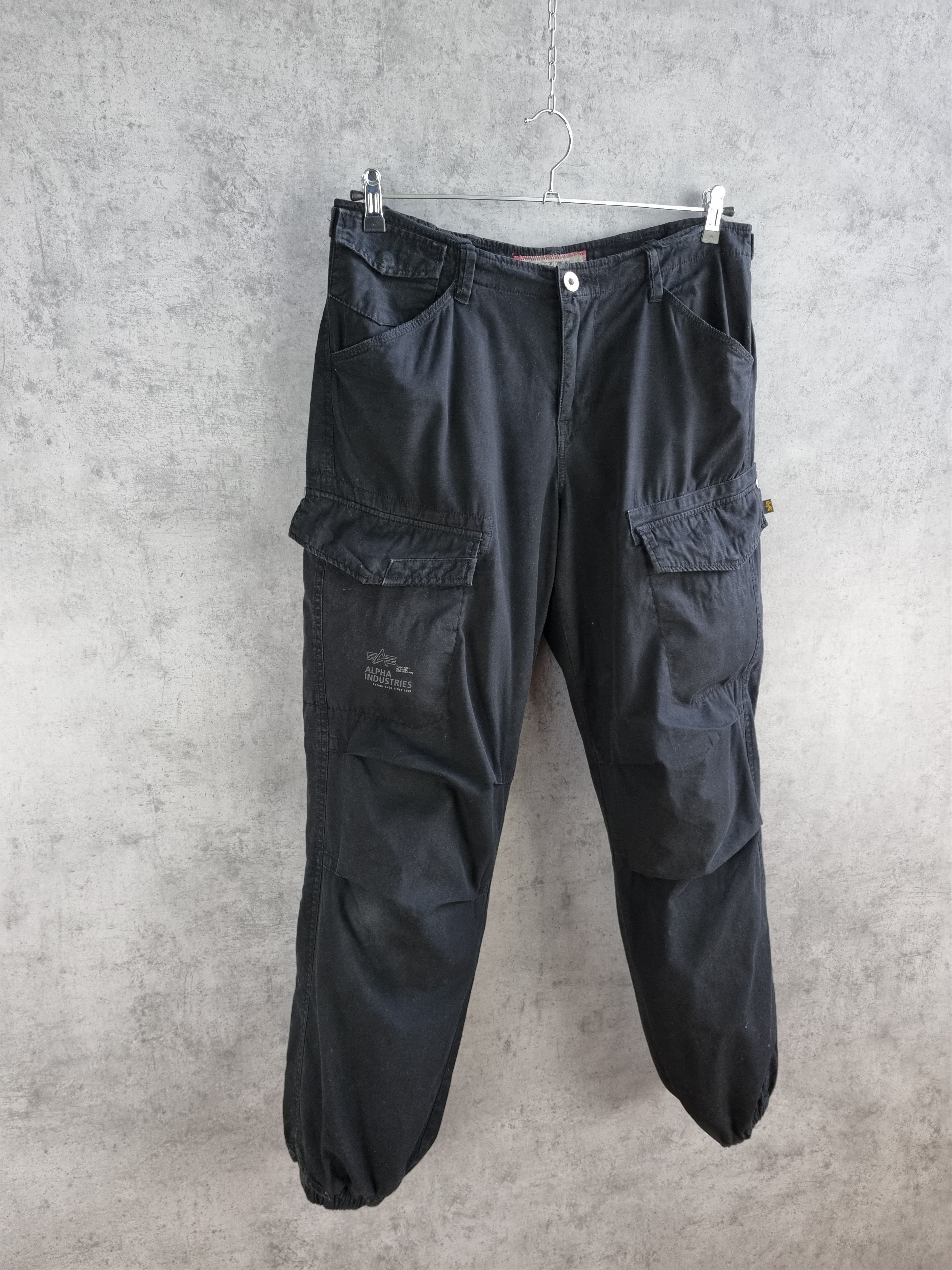 Alpha Industries × Japanese Brand ALPHA INDUSTRIES Aviator Cargo Pants like CARHARTT Size US 33 - 23 Thumbnail
