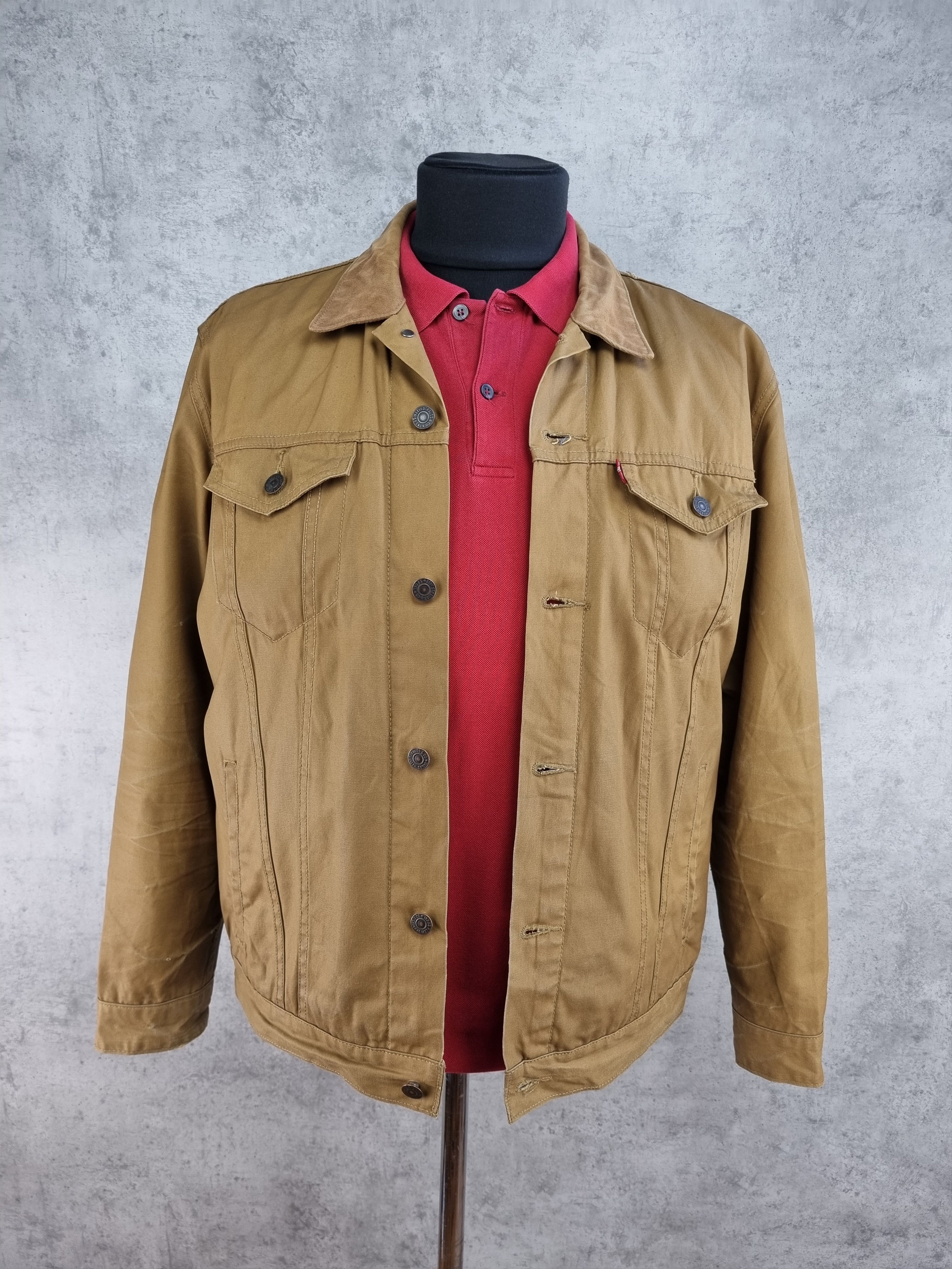 Levi's LEVIS Waxed Trucker Jacket like Carhartt Color Size US L / EU 52-54 / 3 - 1 Thumbnail
