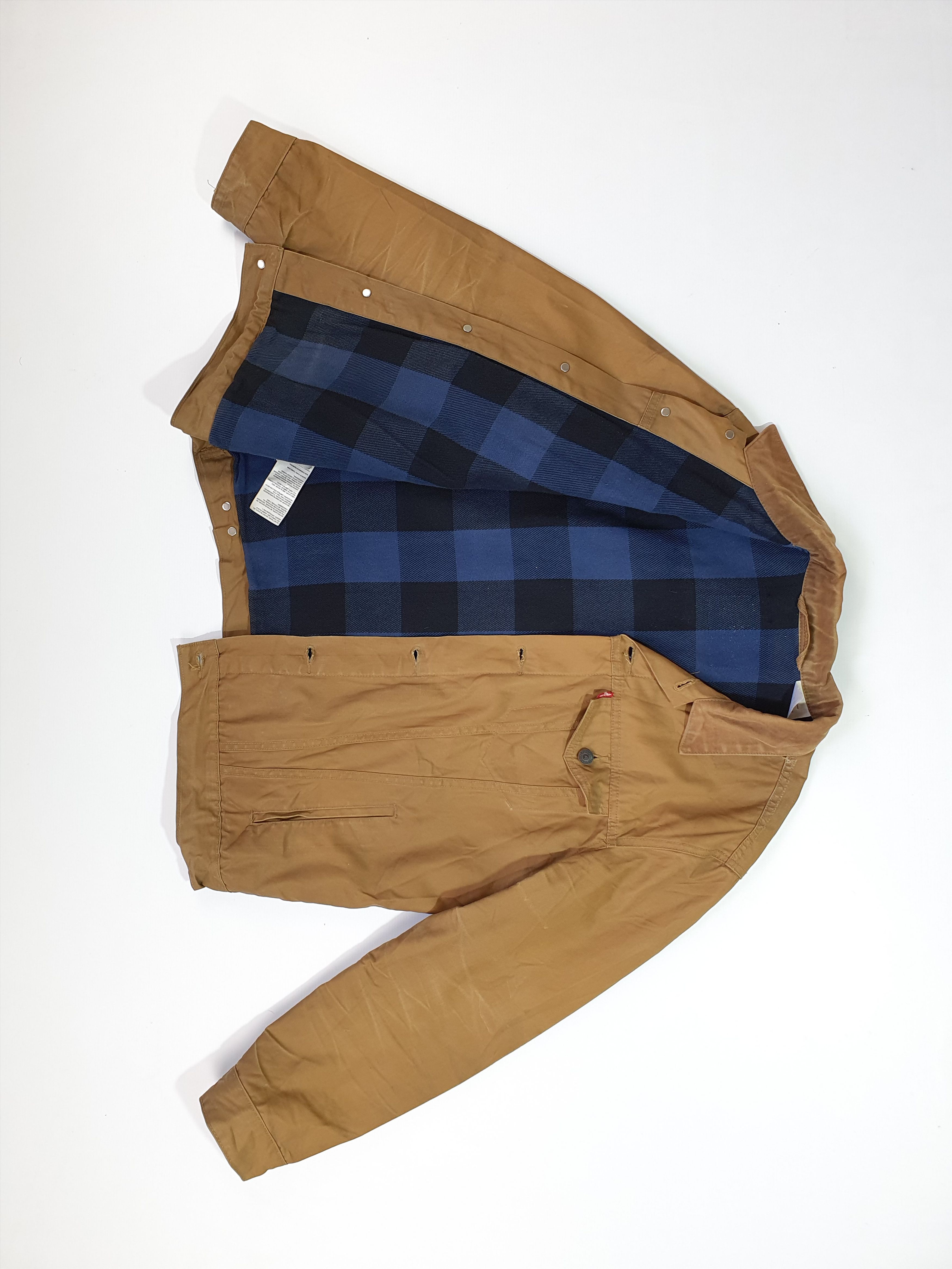 Levi's LEVIS Waxed Trucker Jacket like Carhartt Color Size US L / EU 52-54 / 3 - 5 Thumbnail