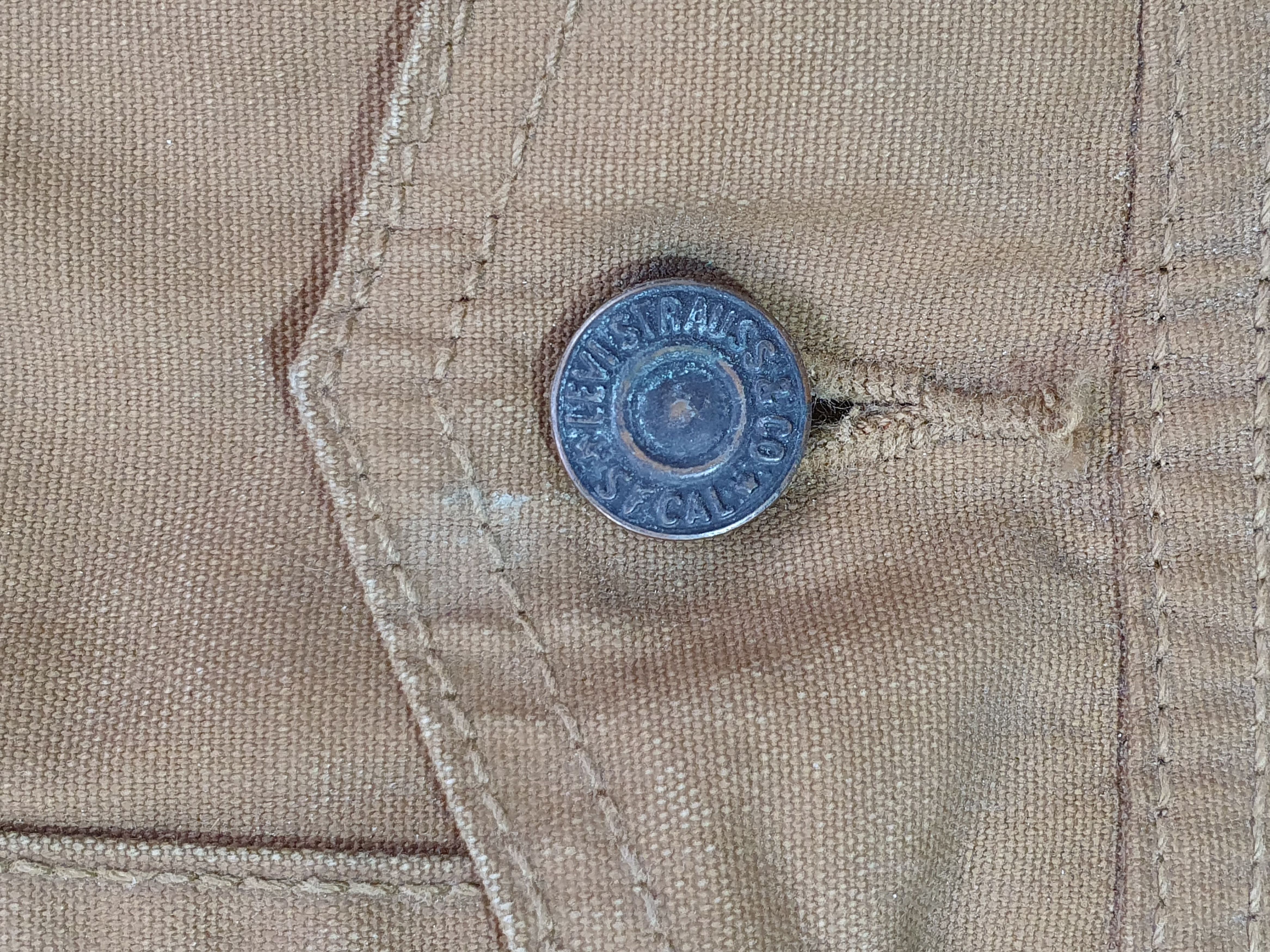 Levi's LEVIS Waxed Trucker Jacket like Carhartt Color Size US L / EU 52-54 / 3 - 10 Thumbnail