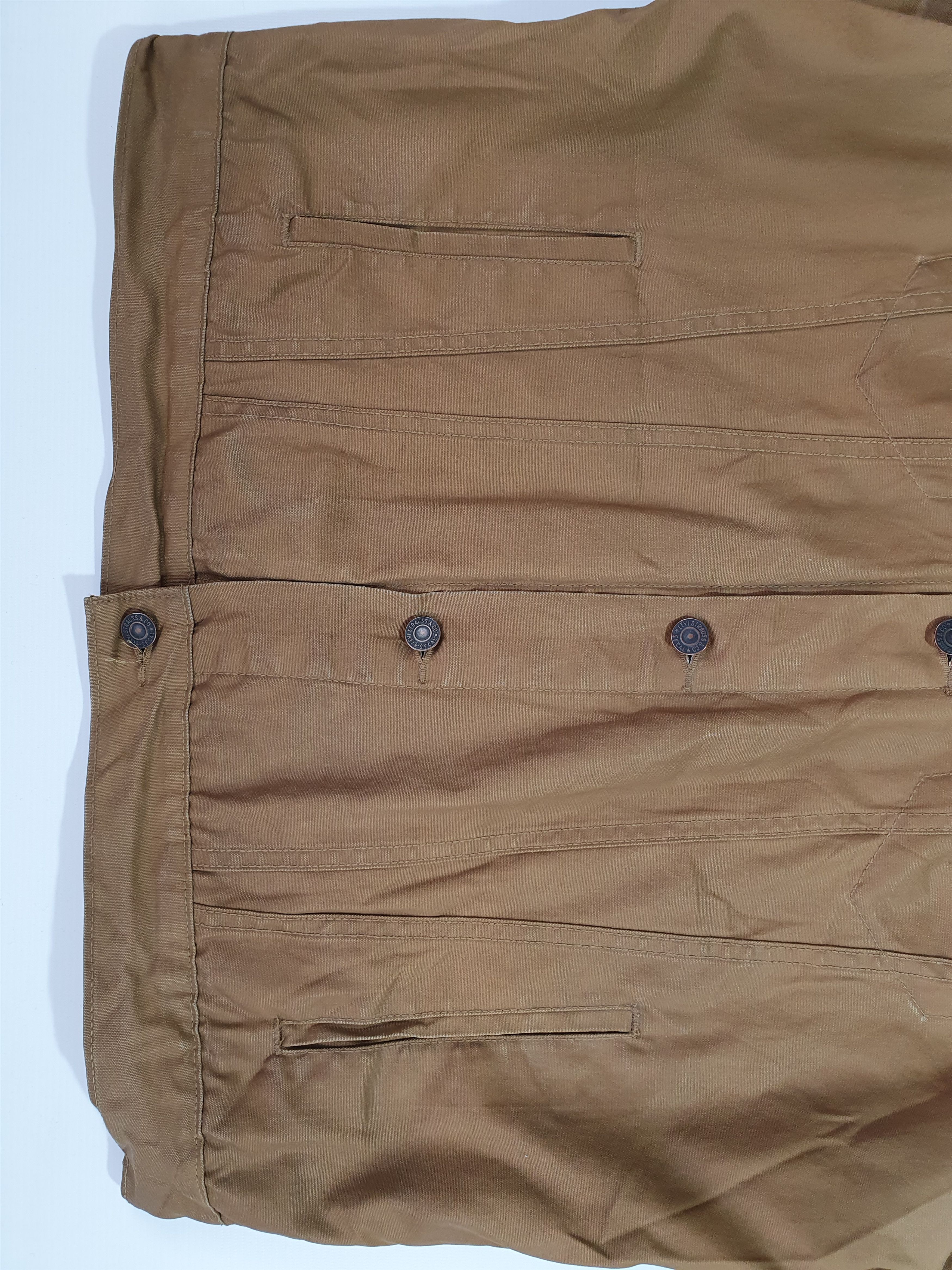 Levi's LEVIS Waxed Trucker Jacket like Carhartt Color Size US L / EU 52-54 / 3 - 11 Thumbnail