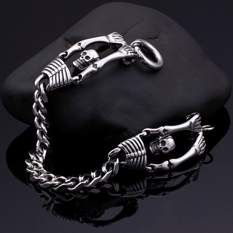 Jewelry Retro Skeleton Bracelet Size ONE SIZE - 7 Thumbnail