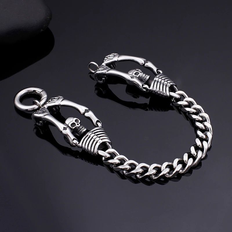 Jewelry Retro Skeleton Bracelet Size ONE SIZE - 4 Thumbnail