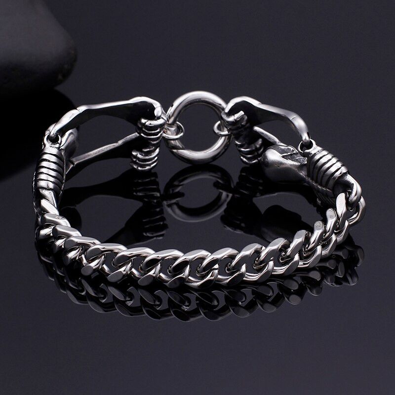 Jewelry Retro Skeleton Bracelet Size ONE SIZE - 2 Thumbnail