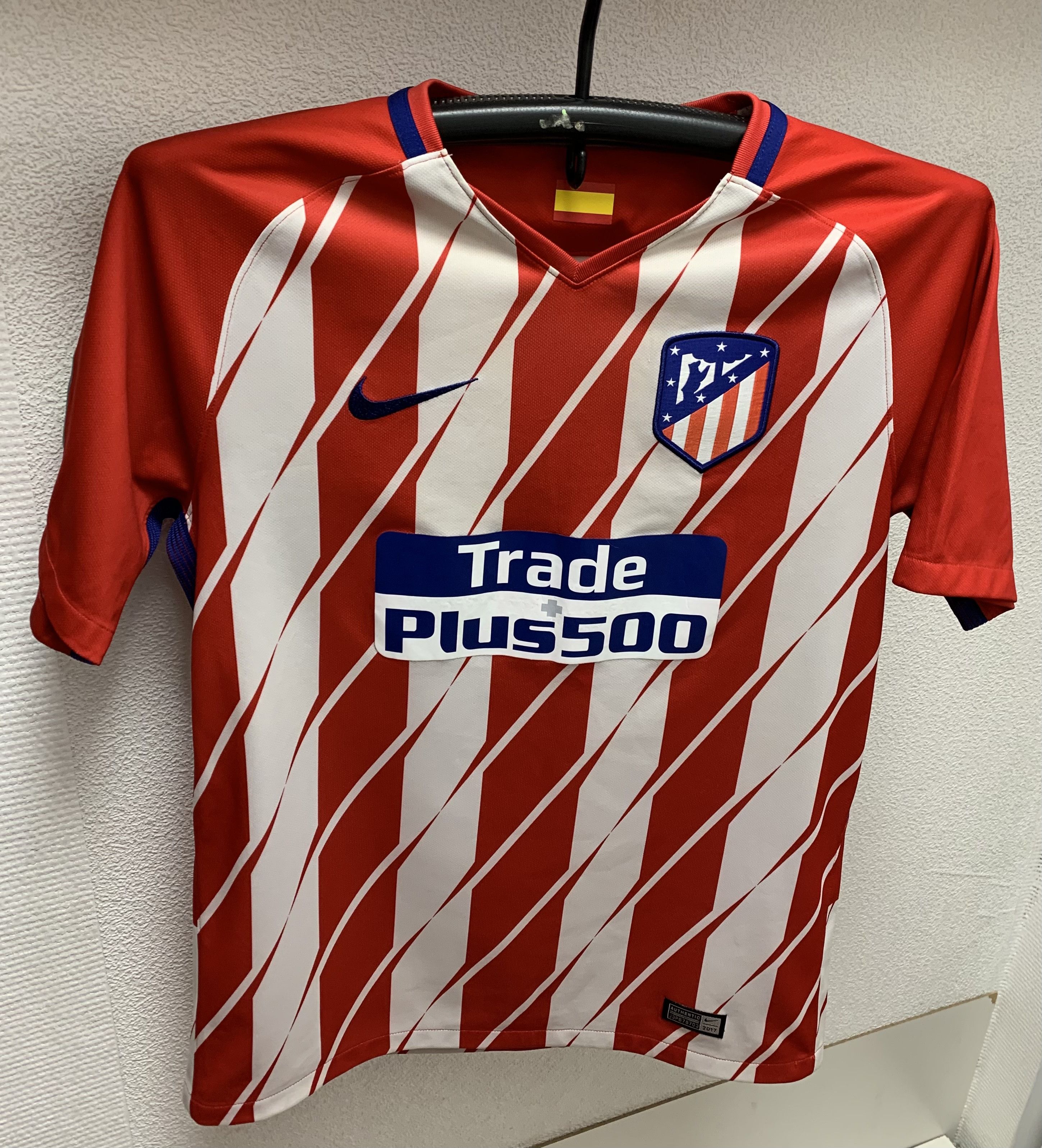 Nike Atletico Madrid Nike soccer jersey plus 500 M sz patch lfp Size US M / EU 48-50 / 2 - 1 Thumbnail