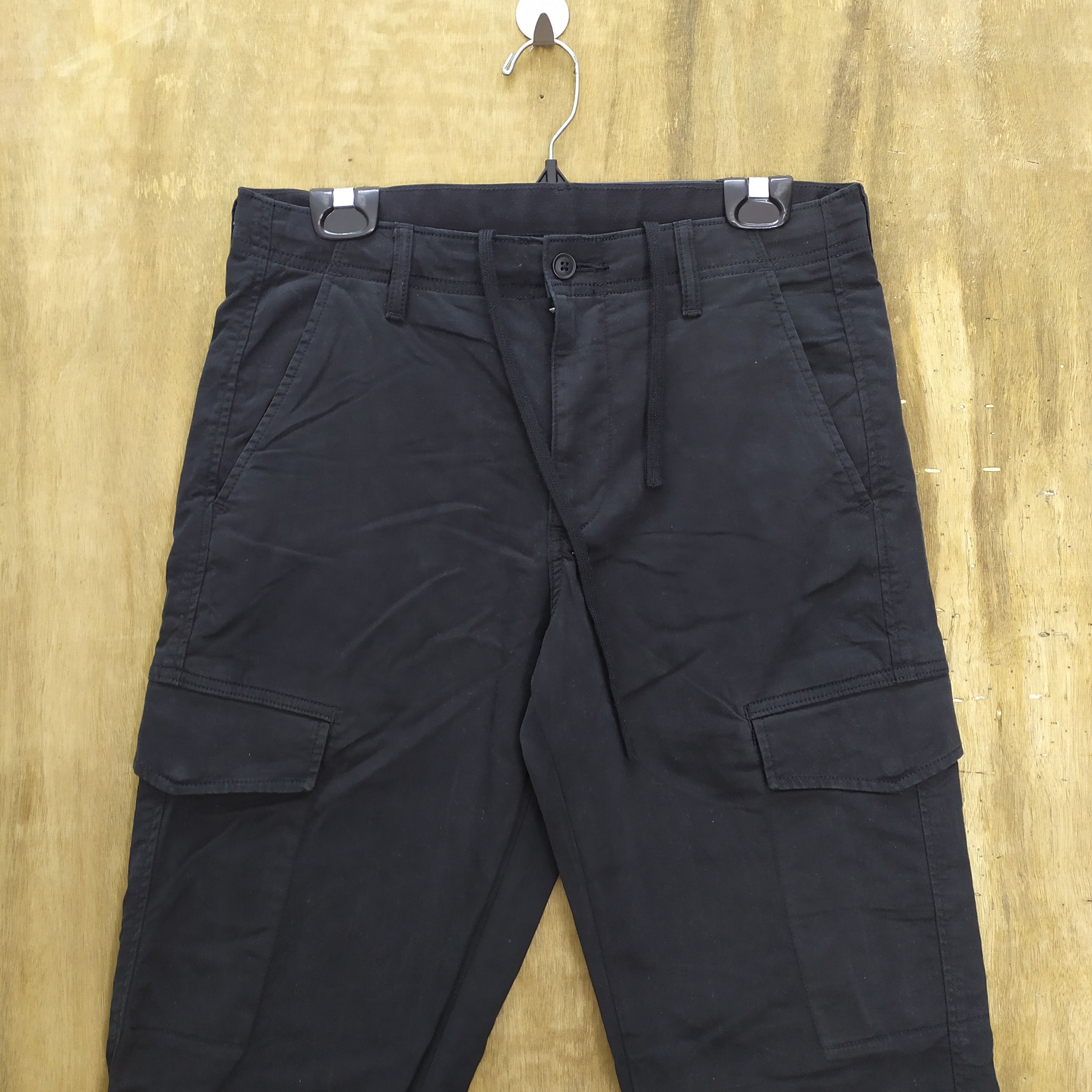 Japanese Brand JAPANESE BRAND BLACK CARGO PANTS Size US 30 / EU 46 - 5 Thumbnail