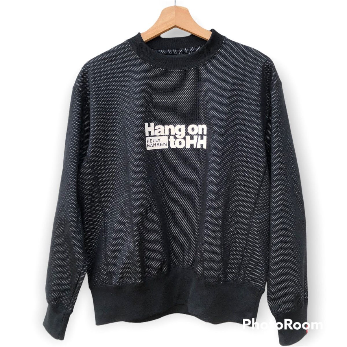 image of Helly Hansen Gore Wind Stopper Sweater in Black, Men's (Size Small)