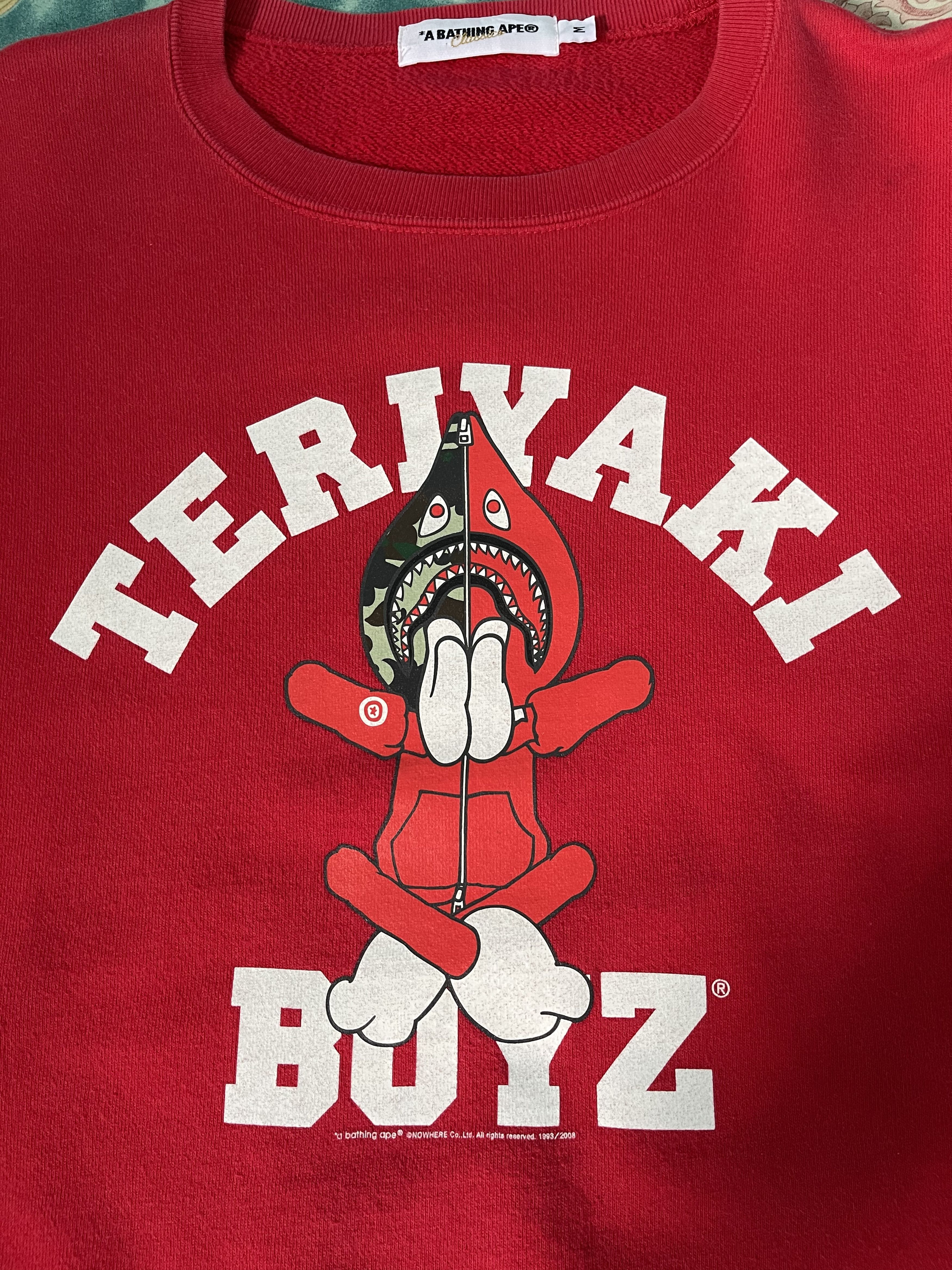 Bape Sweatshirt Bape Teriyaki Boys Logo Size US M / EU 48-50 / 2 - 3 Thumbnail
