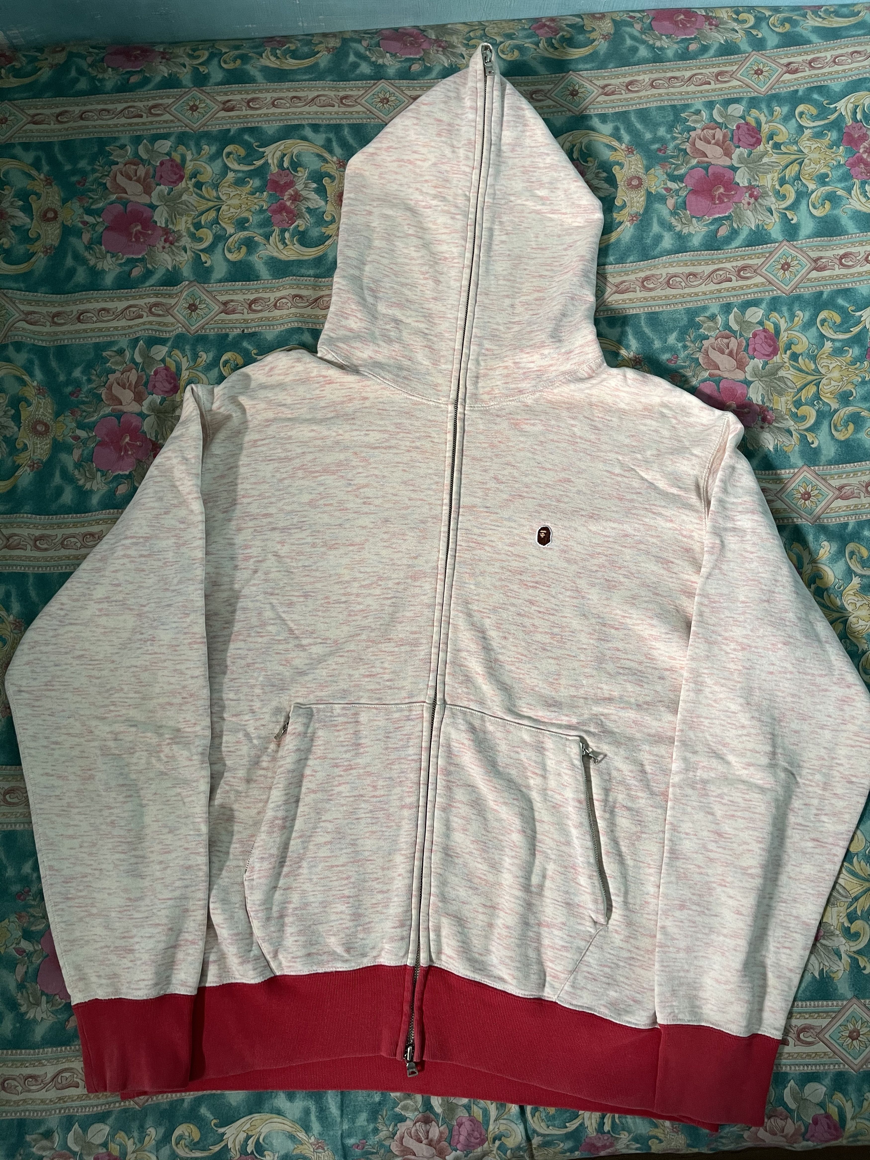 image of Hoodie Bape Misty Red, Men's (Size Large)