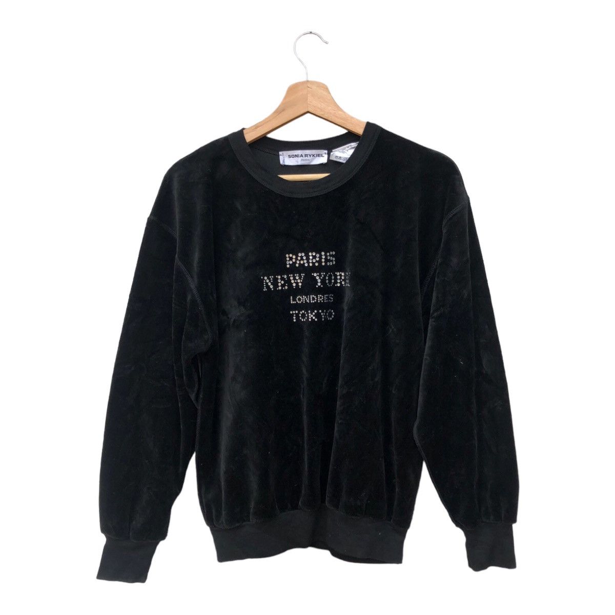 image of Ladies Sonia Rykiel Knitwear Fashion Week Paris New York in Black, Women's (Size Medium)