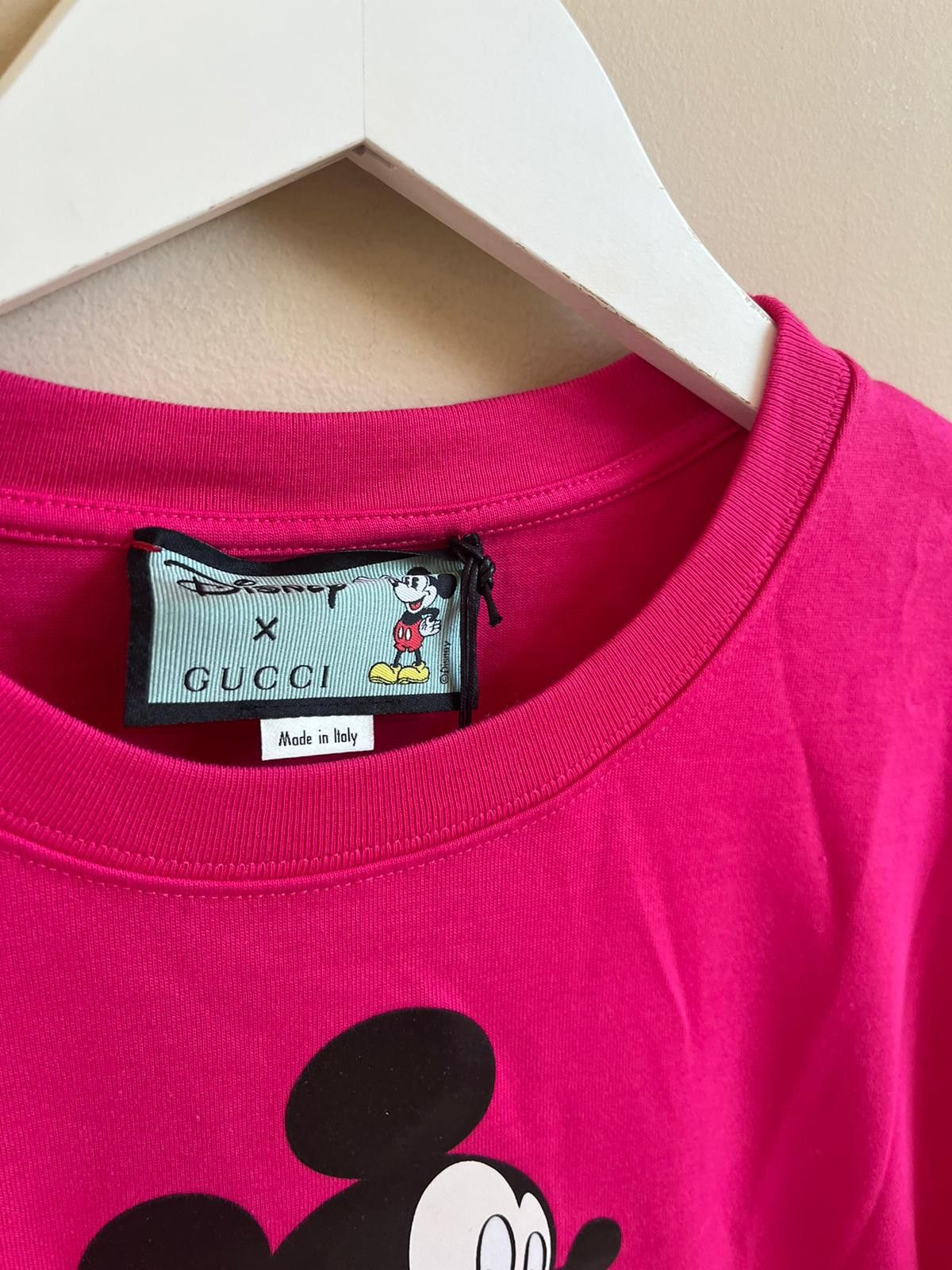 Disney × Gucci o1rshd1 Mickey Mouse Tee, SS in Pink Size US L / EU 52-54 / 3 - 9 Thumbnail