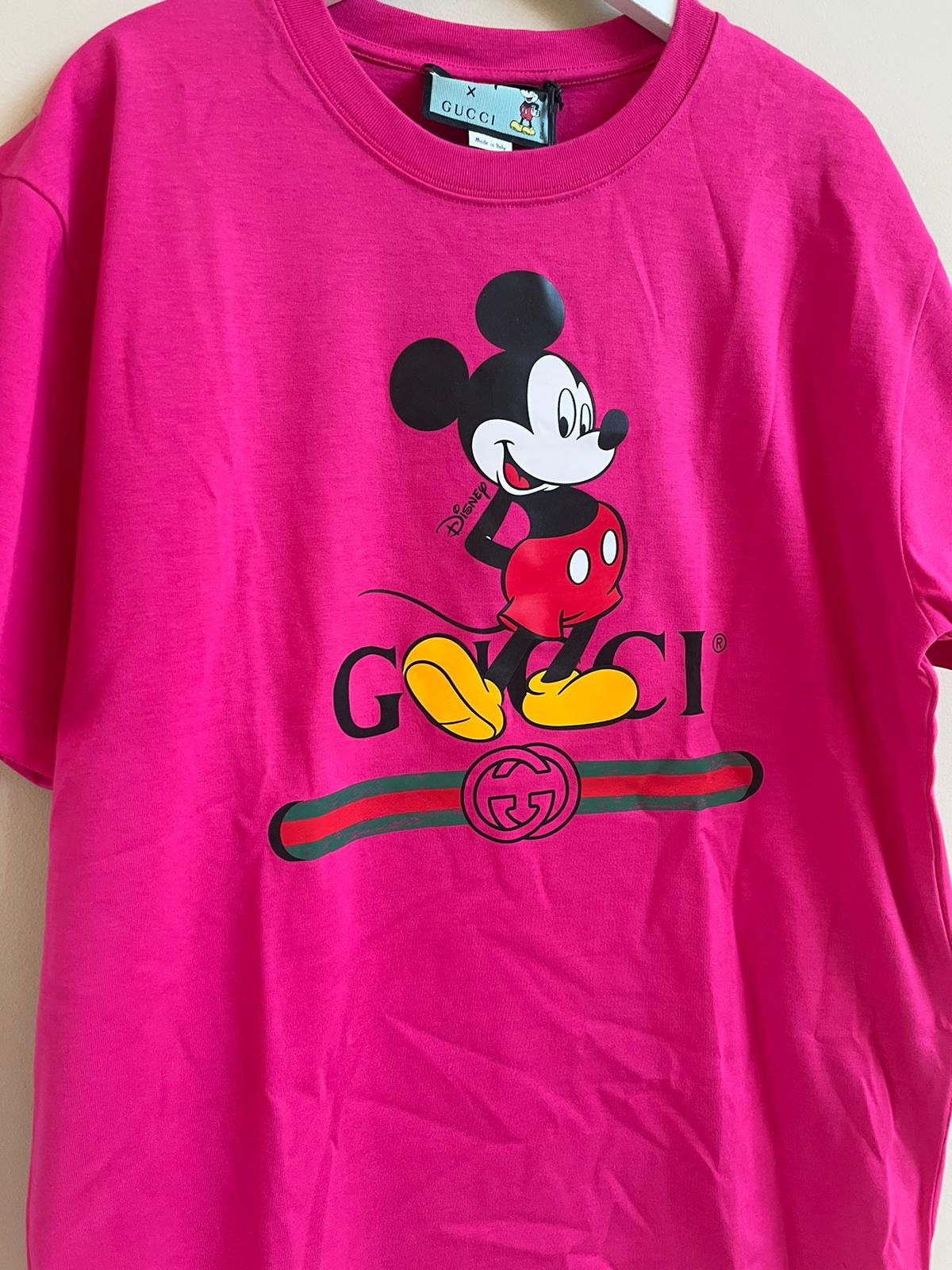Disney × Gucci o1rshd1 Mickey Mouse Tee, SS in Pink Size US L / EU 52-54 / 3 - 4 Thumbnail