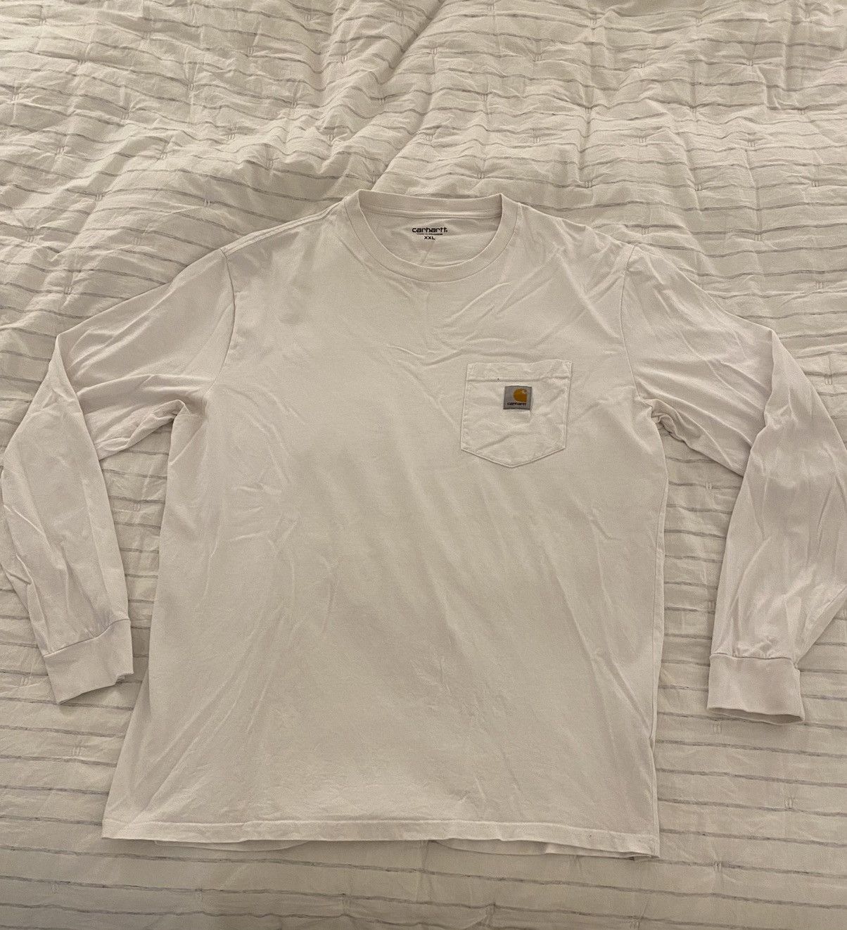 Carhartt Wip Carhartt WIP Long Sleeve Pocket T-shirt XXL Size US XXL / EU 58 / 5 - 3 Thumbnail