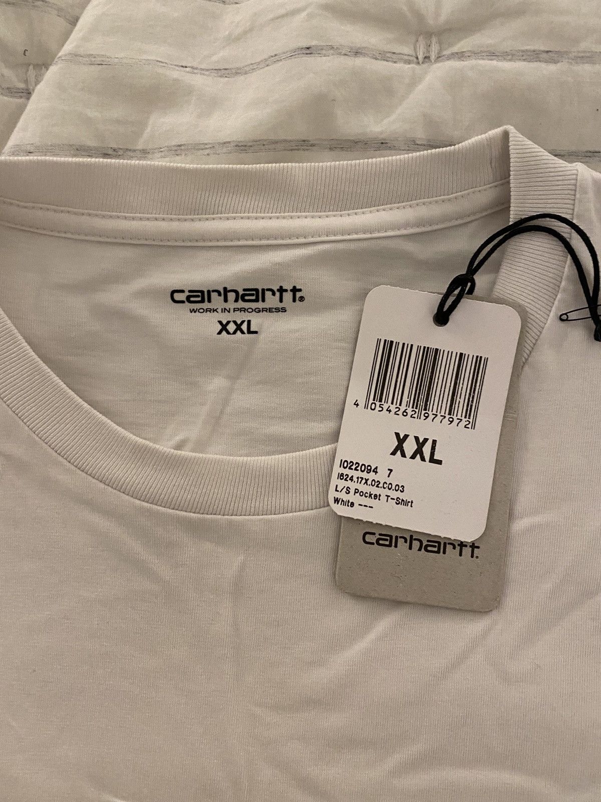 Carhartt Wip Carhartt WIP Long Sleeve Pocket T-shirt XXL Size US XXL / EU 58 / 5 - 6 Thumbnail