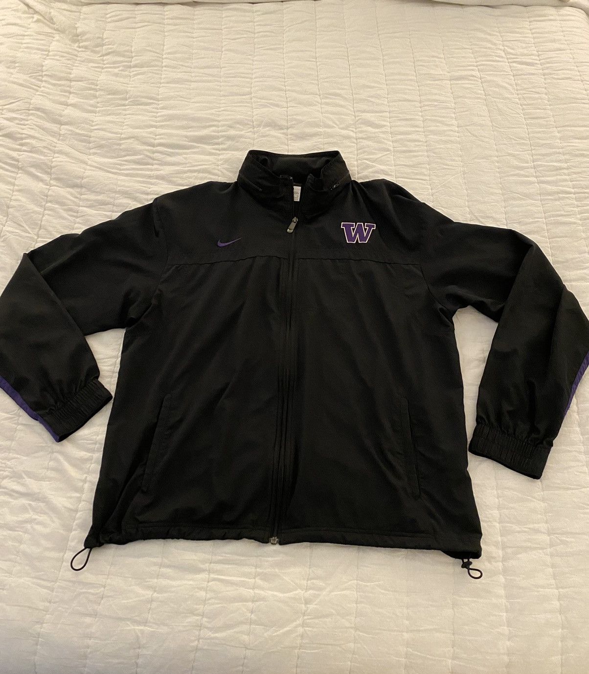 Vintage Nike University of Washington Vintage Zip Up Jacket Size US XL / EU 56 / 4 - 3 Thumbnail