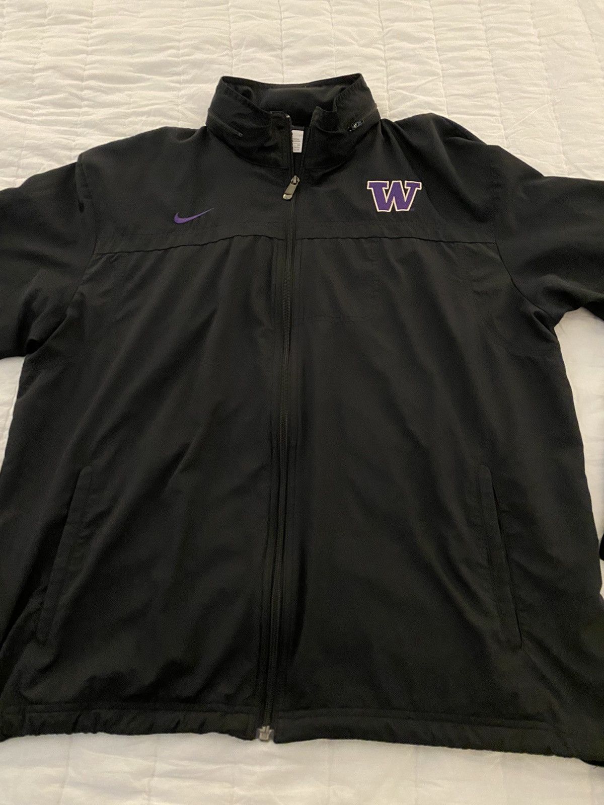 Vintage Nike University of Washington Vintage Zip Up Jacket Size US XL / EU 56 / 4 - 4 Thumbnail