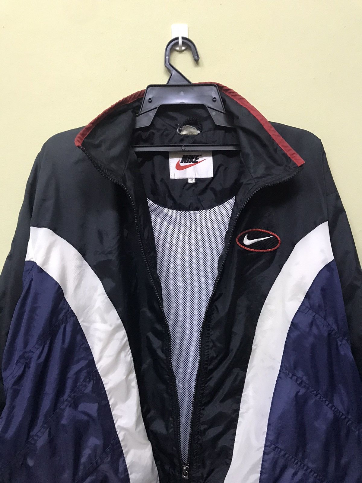 Nike × Vintage VINTAGE NIKE 90s SWEATER FULL ZIPPER Size US L / EU 52-54 / 3 - 3 Thumbnail