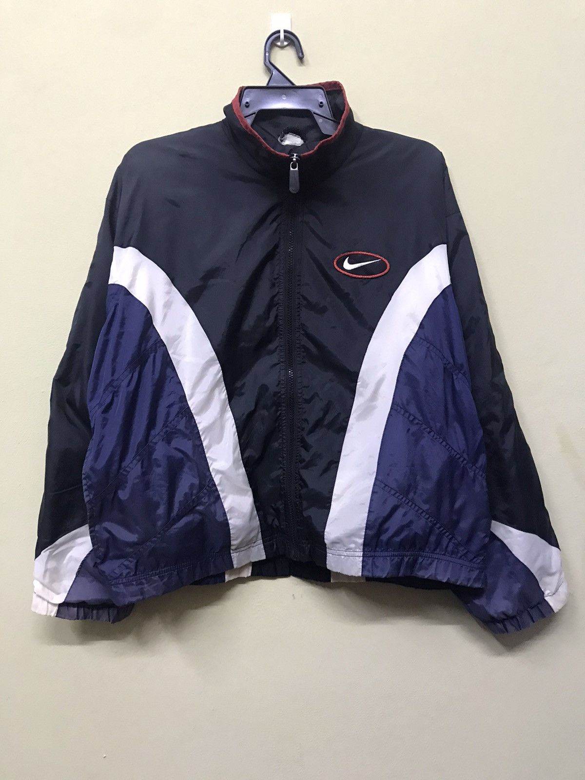 Nike × Vintage VINTAGE NIKE 90s SWEATER FULL ZIPPER Size US L / EU 52-54 / 3 - 1 Thumbnail