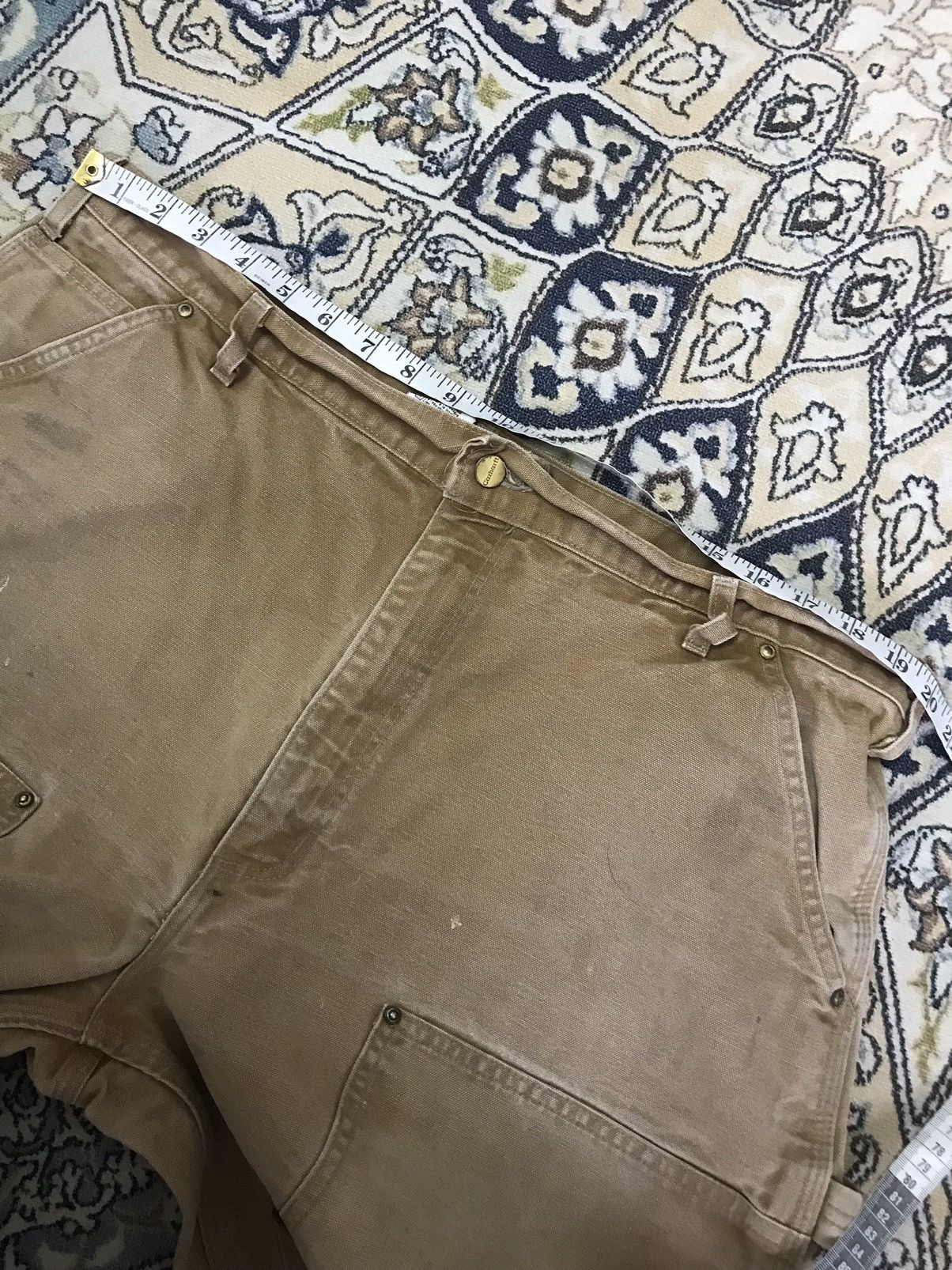 Carhartt Vintage Carhartt Double Knee Distressed Cargo Pants Size US 39 - 19 Thumbnail