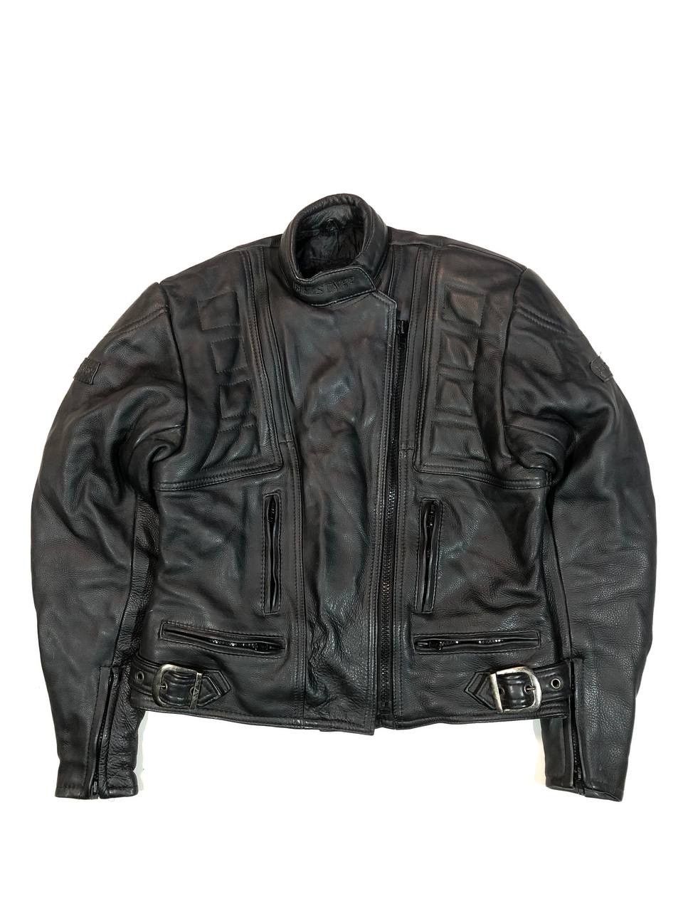 image of Belstaff Moto Leather Jacket Racing Vintage in Black, Men's (Size Small)