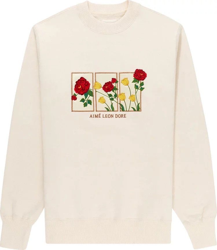 Aime Leon Dore Aime Leon Dore - Floral Motif Sweatshirt Size US L / EU 52-54 / 3 - 1 Thumbnail