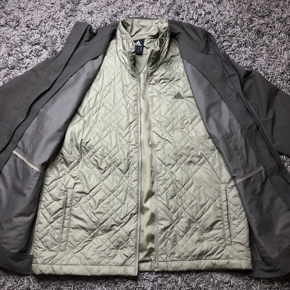 Adidas Adidas Vintage StreetWear Japan Rarel 2 in 1 Jacket + Vests Size US L / EU 52-54 / 3 - 15 Thumbnail