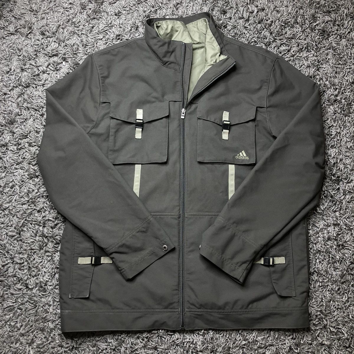 Adidas Adidas Vintage StreetWear Japan Rarel 2 in 1 Jacket + Vests Size US L / EU 52-54 / 3 - 5 Thumbnail