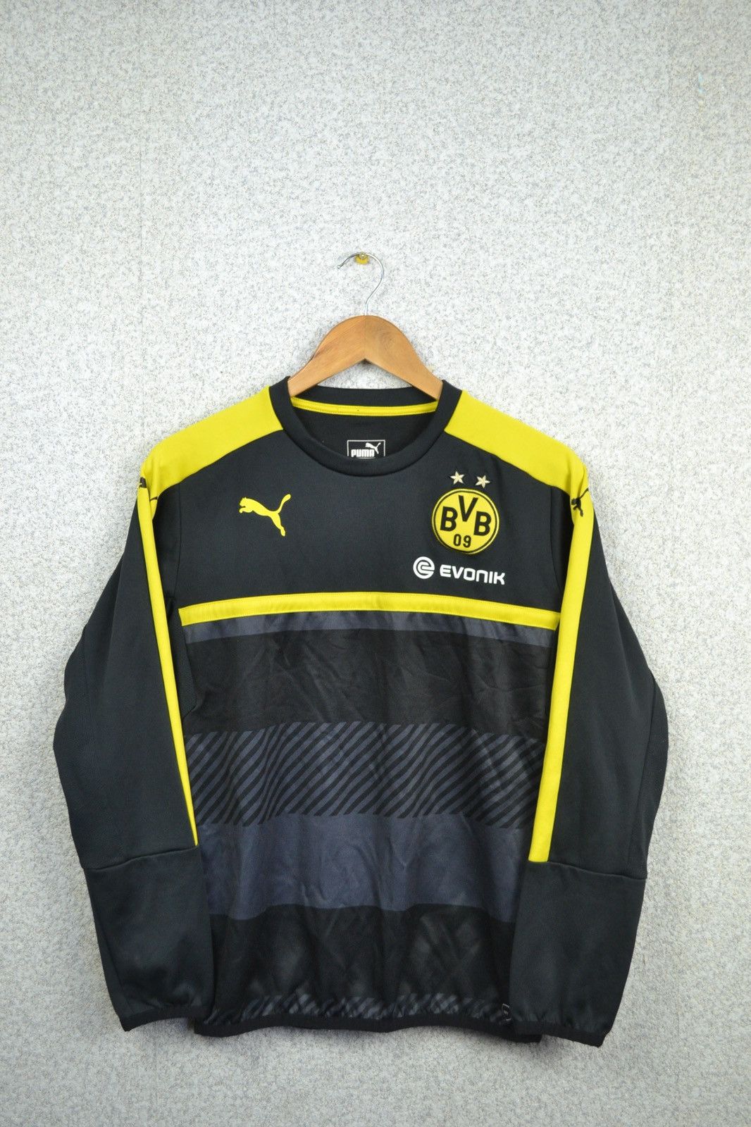 Puma Borussia Dortmund Puma soccer sweatshirt jumper training Size US S / EU 44-46 / 1 - 1 Thumbnail