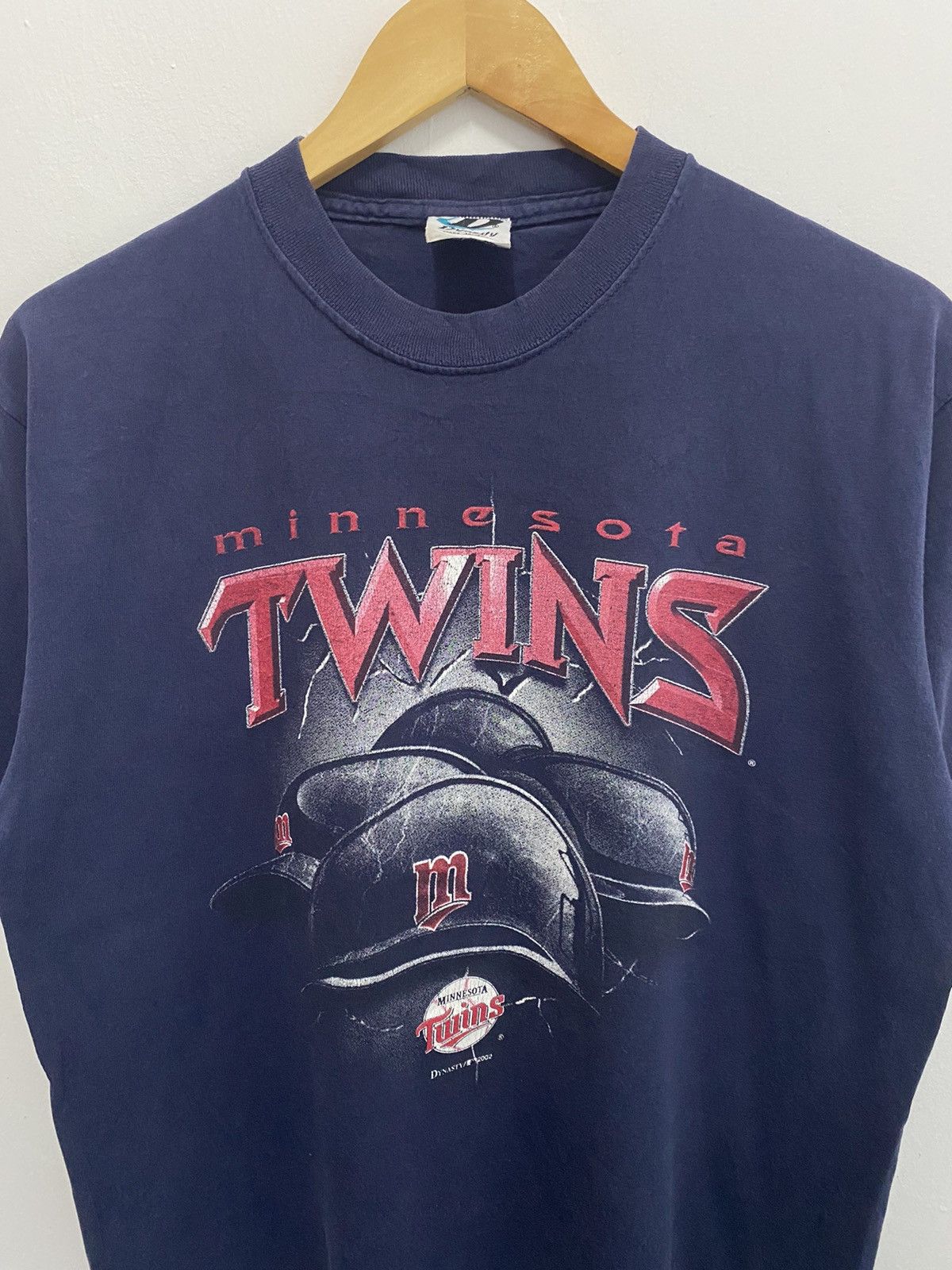 MLB × Vintage Vintage Minnesota Twins Y2K Big Print T-Shirt Size US L / EU 52-54 / 3 - 6 Thumbnail