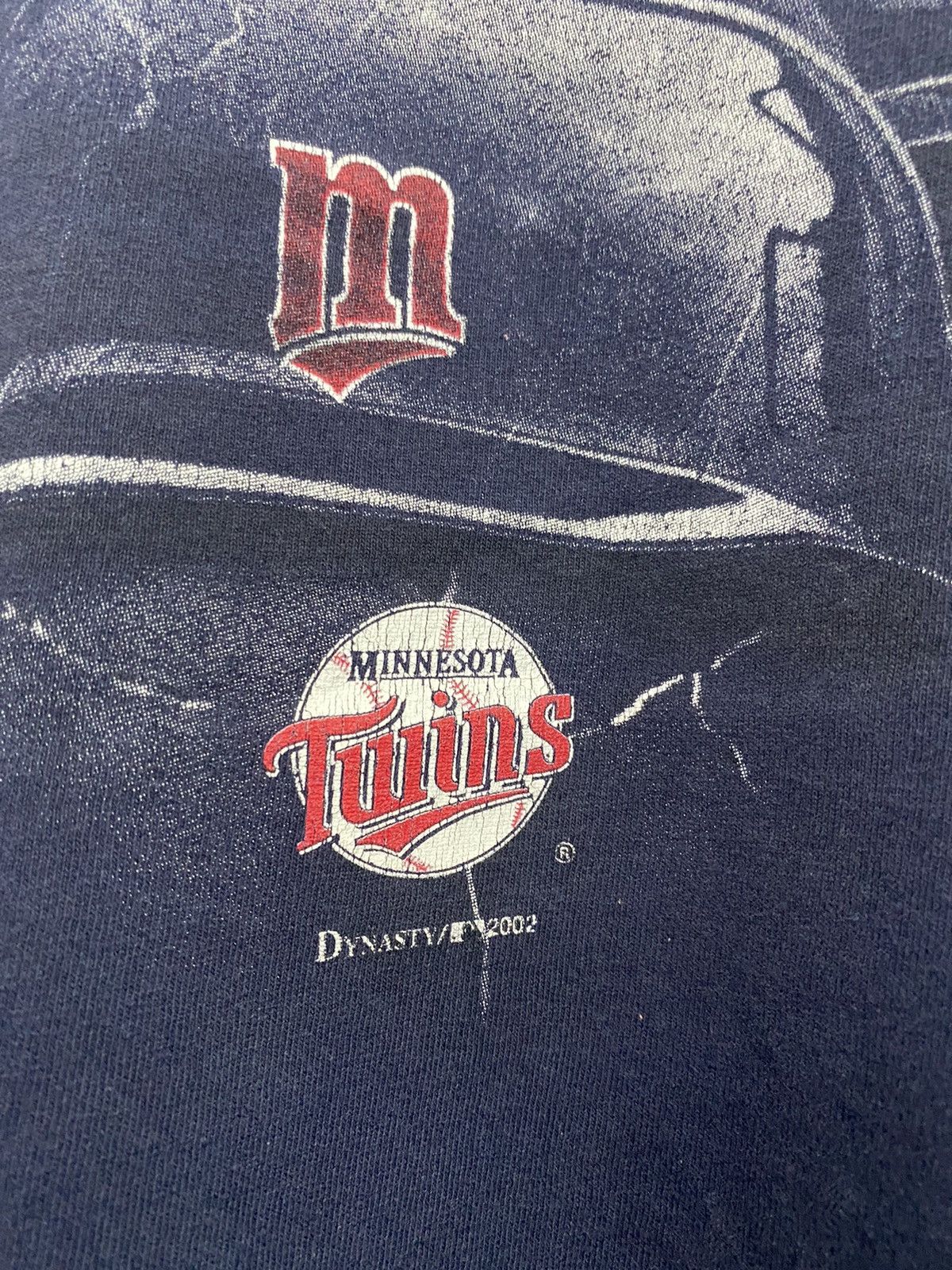 MLB × Vintage Vintage Minnesota Twins Y2K Big Print T-Shirt Size US L / EU 52-54 / 3 - 7 Thumbnail